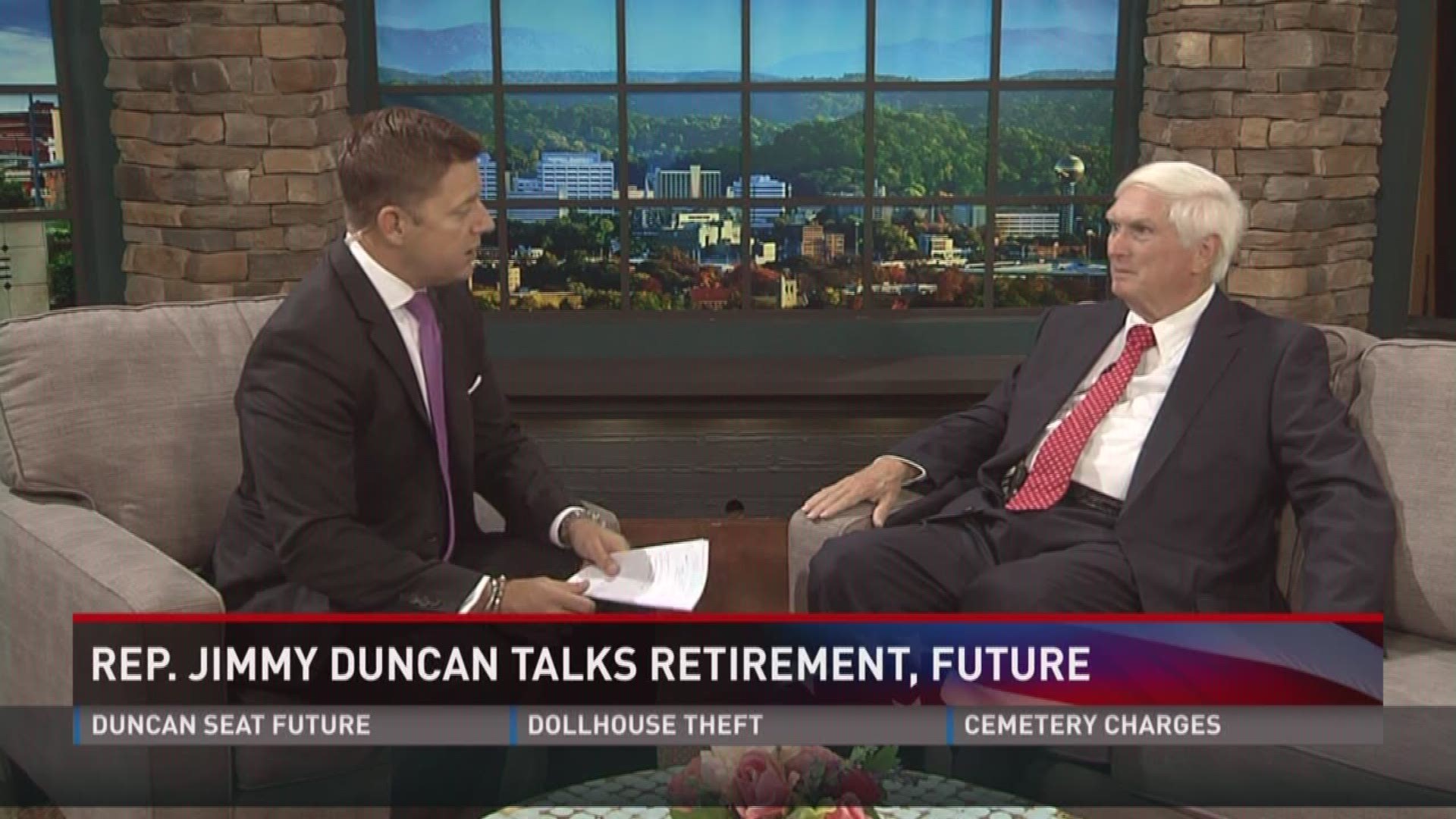 U.S. Rep. Jimmy Duncan discusses his decision not to seek re-election in 2018.