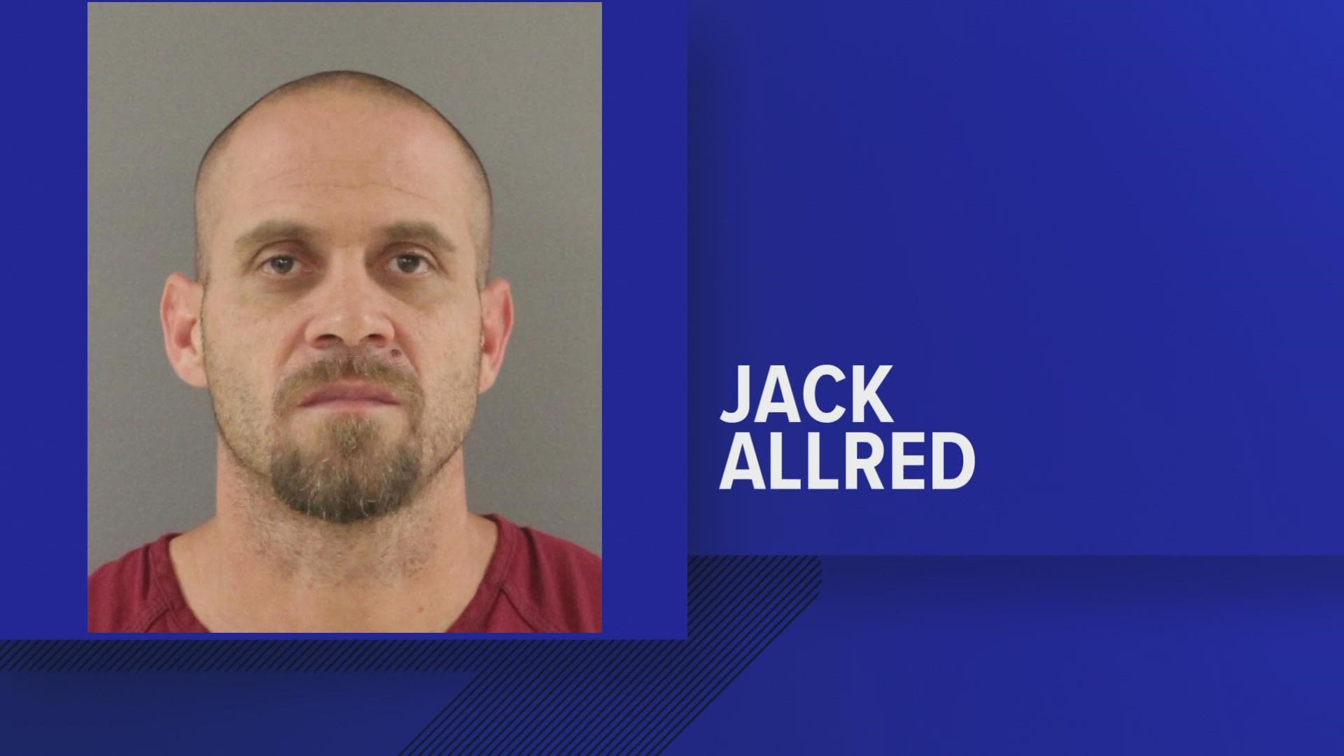 The Tennessee Highway Patrol said Jack Allred, 46, was passing other vehicles and hit the back of a car, causing it to drive off the road and hit a telephone pole.