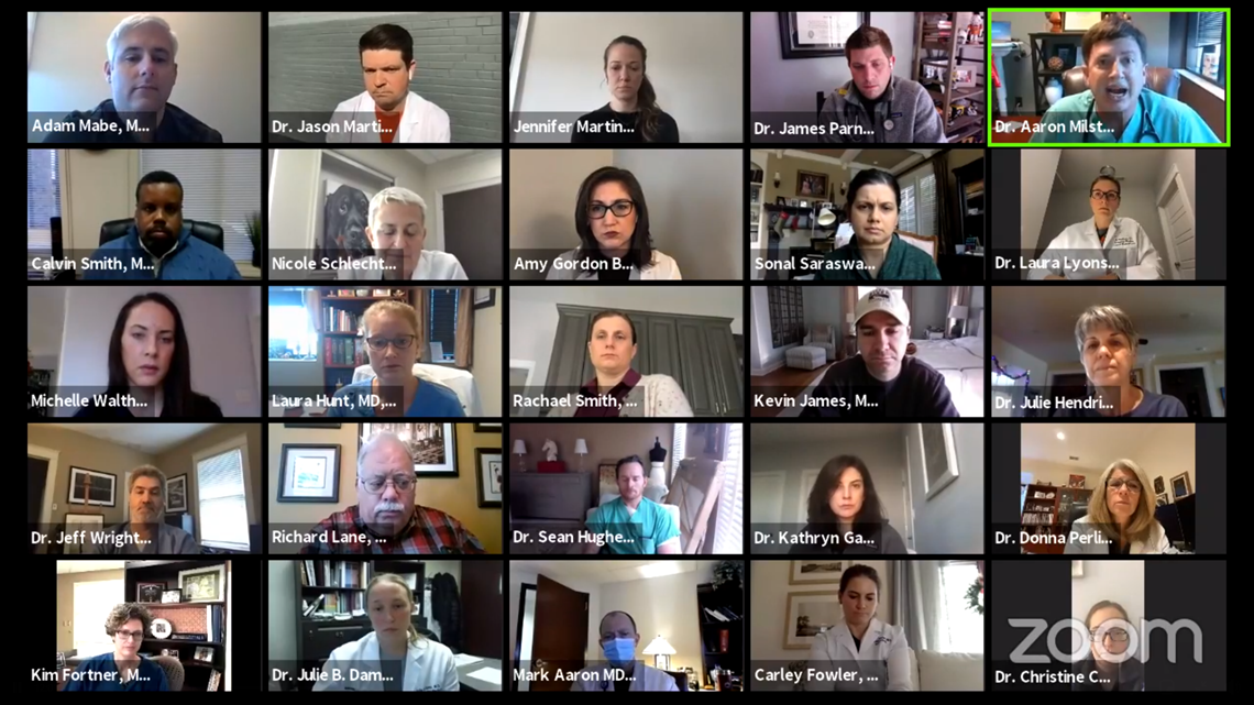Group of Tennessee doctors meet virtually to urge Governor Lee to take more action against COVID-19 - Vimarsana News