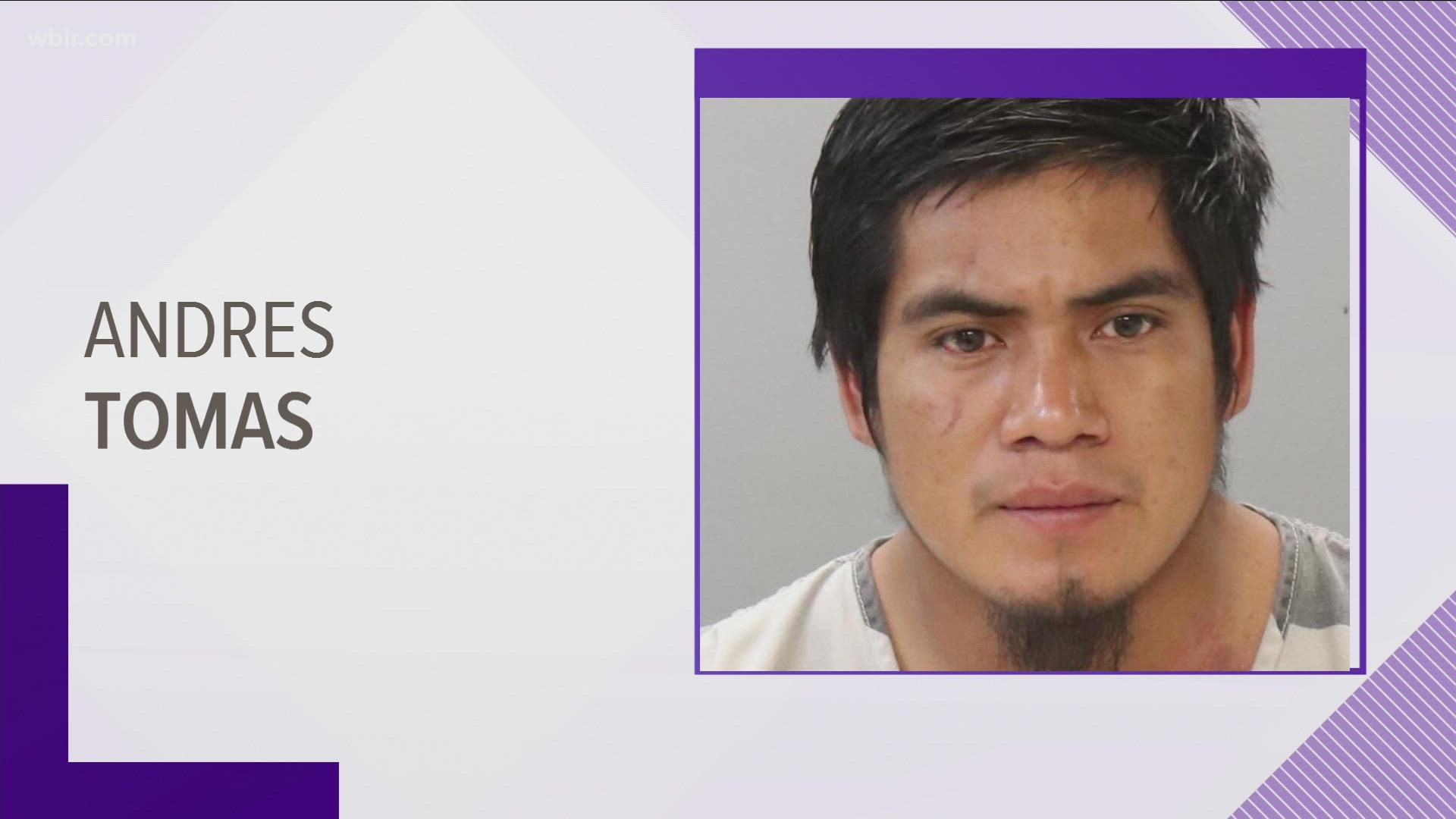 KPD identified the driver as Knoxville resident Andres Tomas, 25. He was charged with vehicular homicide, driver intoxication and leaving the scene.