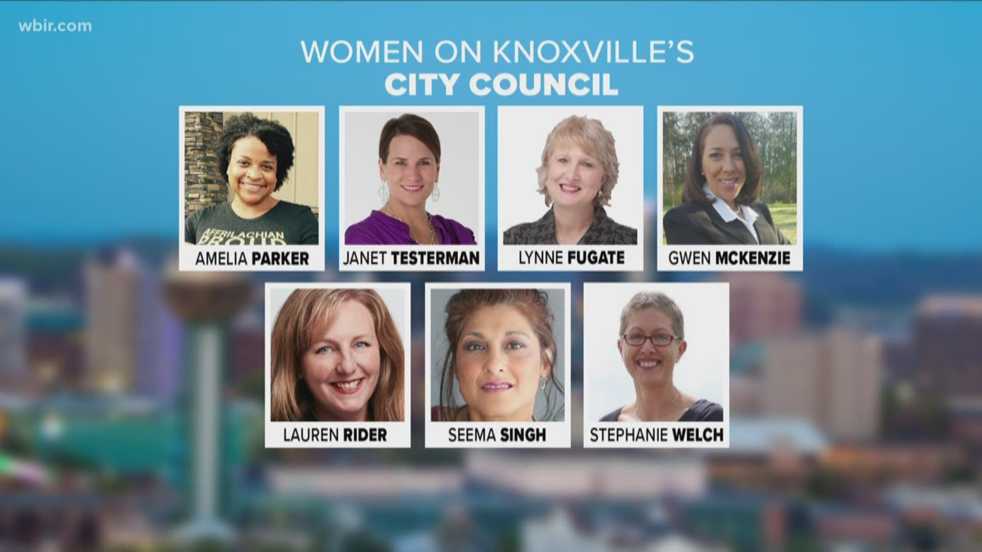 As of Thursday night, seven women will hold positions on the city council in January.