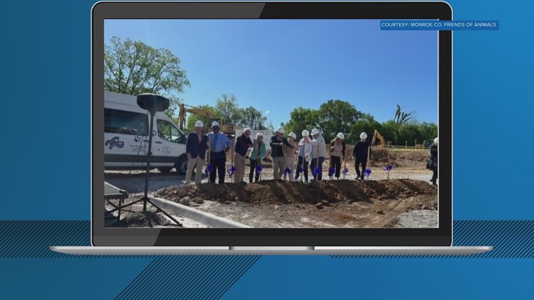Monroe Co. leaders break ground on site of new animal shelter