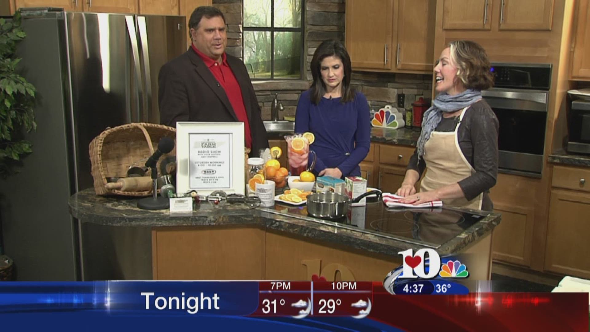 January 11, 2016Live at Five at 4Amy Campbell is the host of Tennessee Farm to Table which airs on WDVXwww.TennesseeFarmTable.com