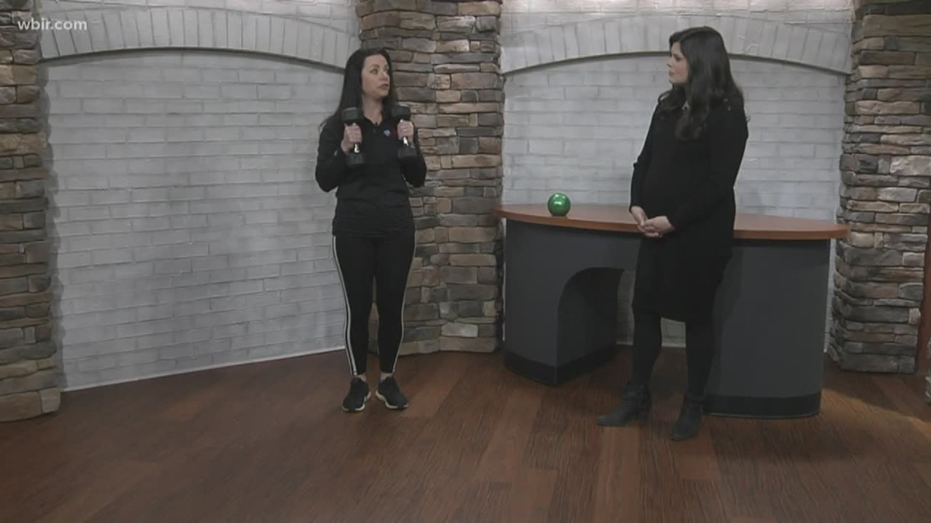 April from Workout Anytime shares some exercises to help you stick to your New Year's Resolutions.