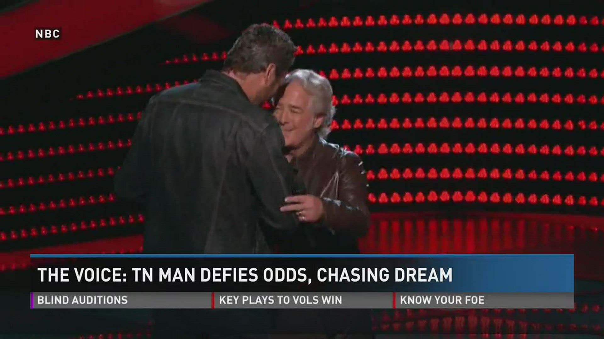 The oldest contestant on this season of "The Voice" is a Tennessee man chasing his dreams.