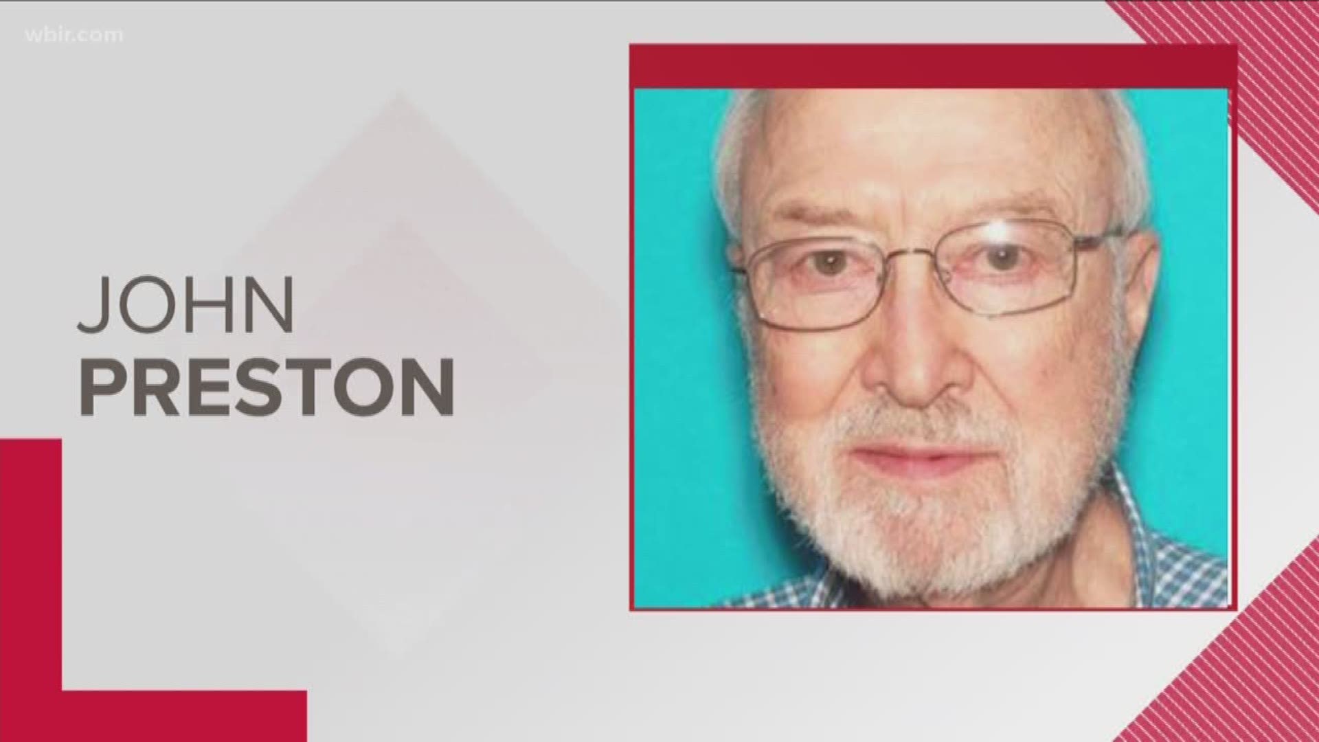 John Preston had been missing since July 10. KCSO said his body was found off Foote Mineral Lane.