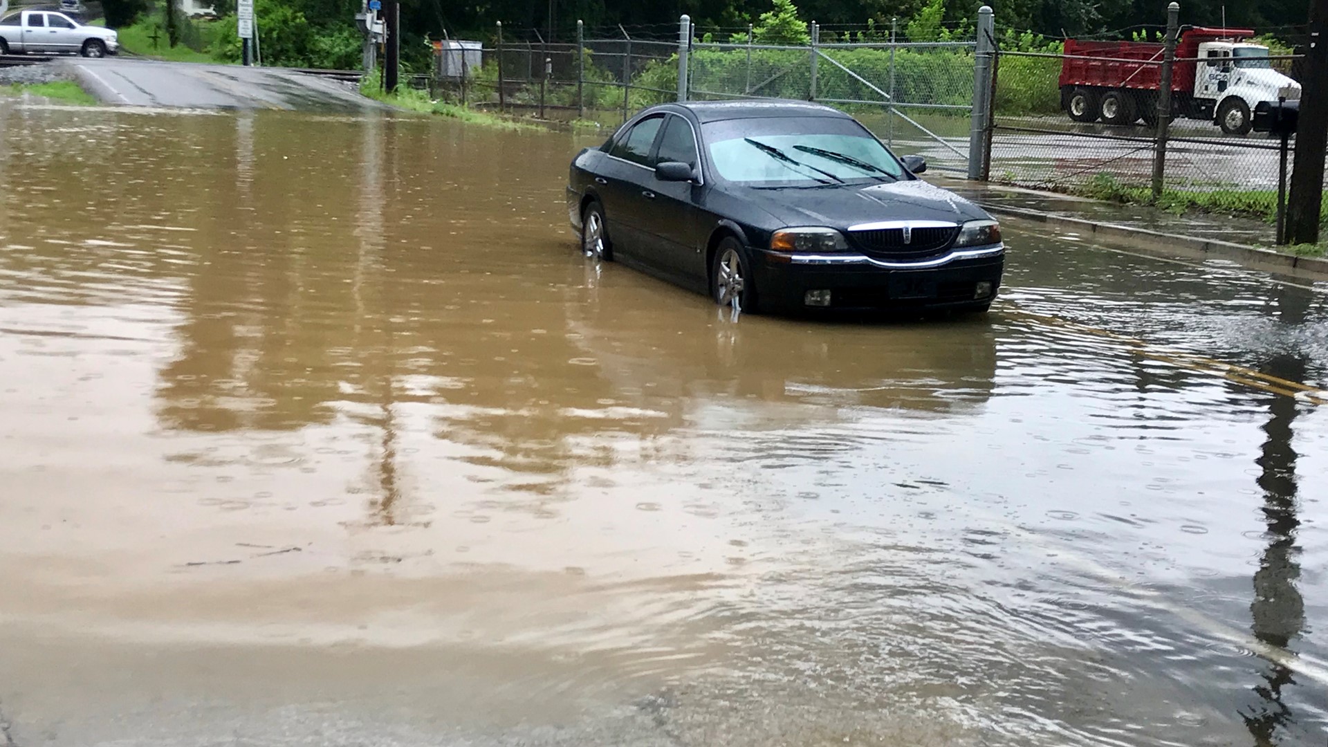 Record day of rainfall leads to isolated flooding, downed trees in Knox County