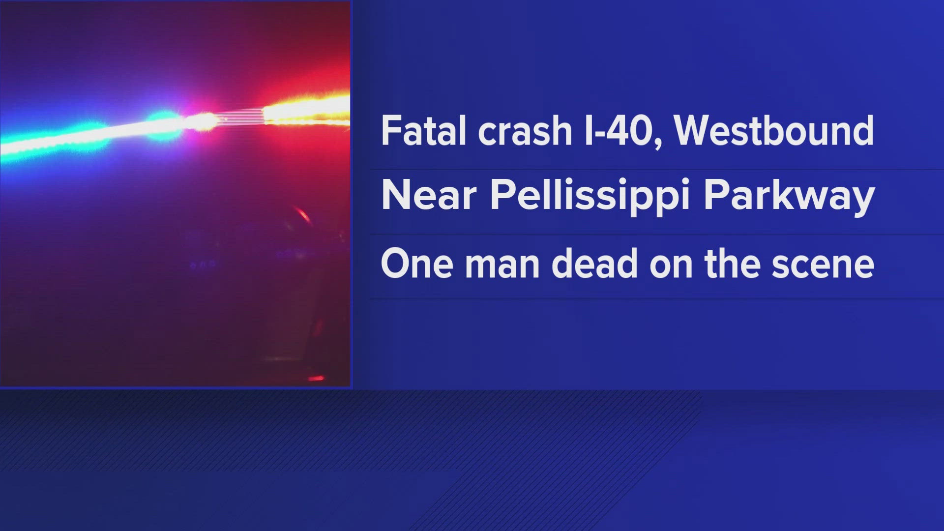 Police believe an SUV was slowing down due to traffic when it was rear-ended by a black pickup truck. Two other cars were struck after the initial collision.