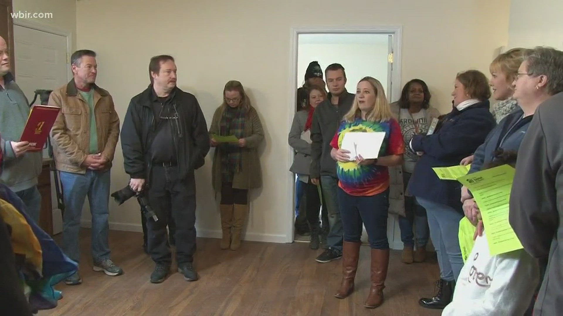 One Knoxville family is moving into their new home thanks to help from the East Tennessee community.