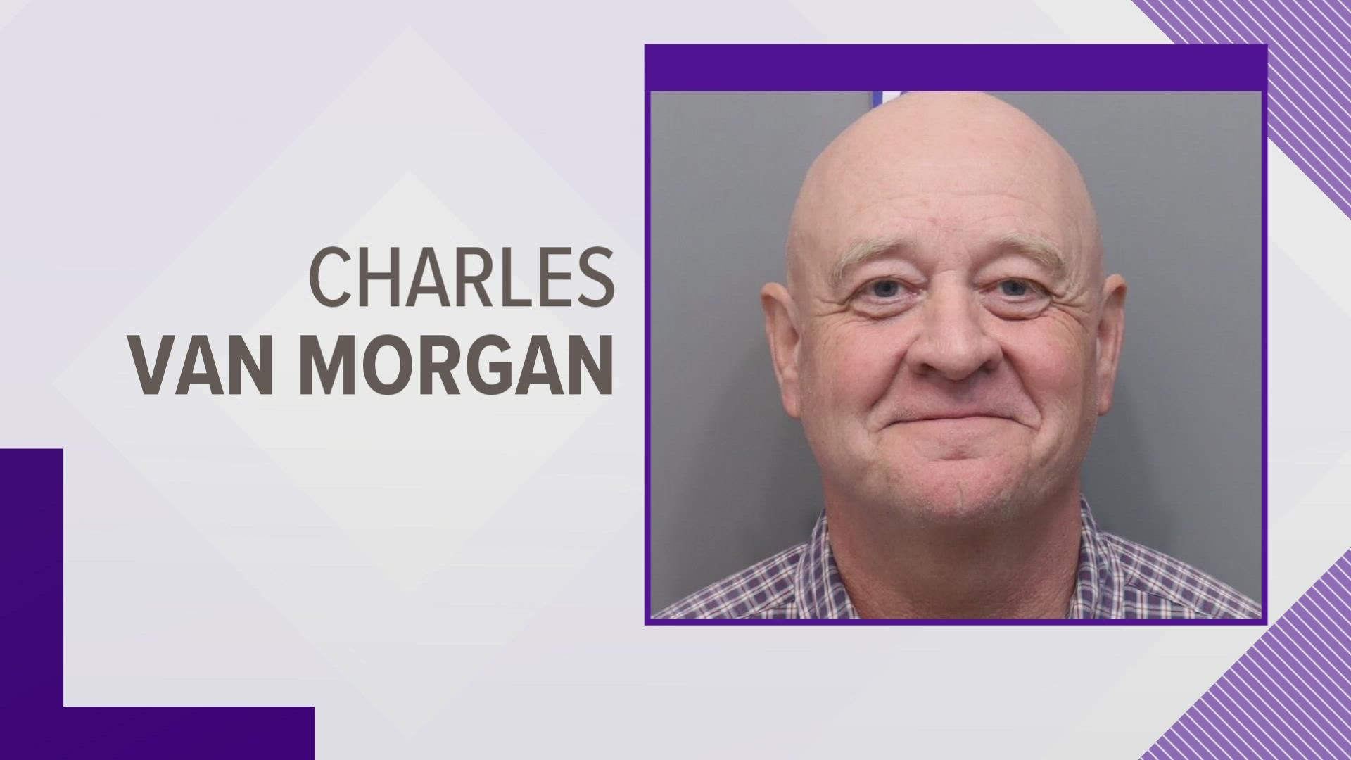 Charles Van Morgan was screaming outside the Hamilton County Election Commission, according to an affidavit.