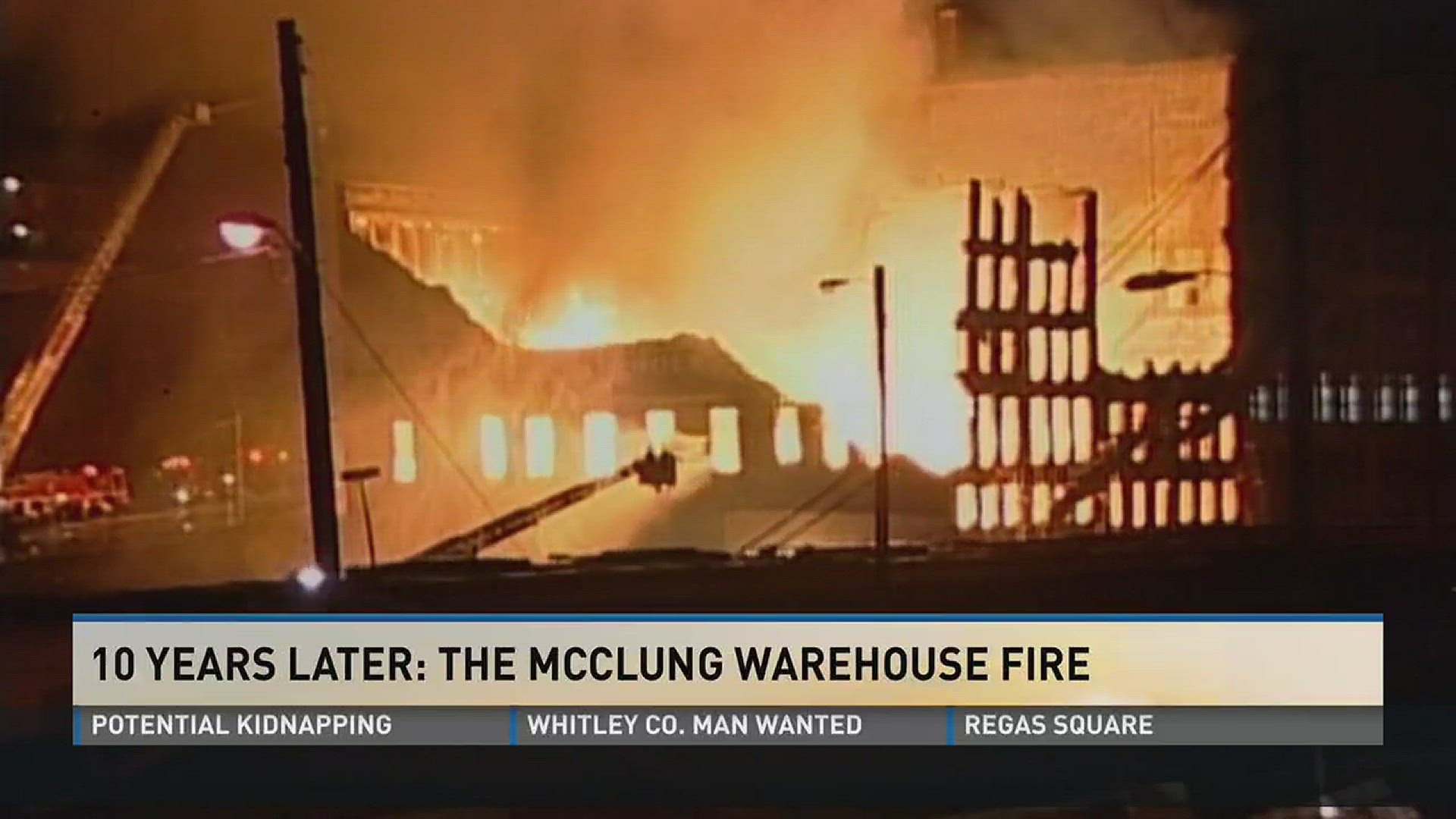 Tuesday marks 10 years since Knoxville experienced one of the largest and most expensive fires in the city's history.