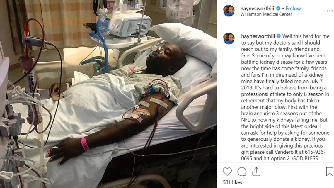 Former NFL defensive lineman Albert Haynesworth says he needs kidney  transplant