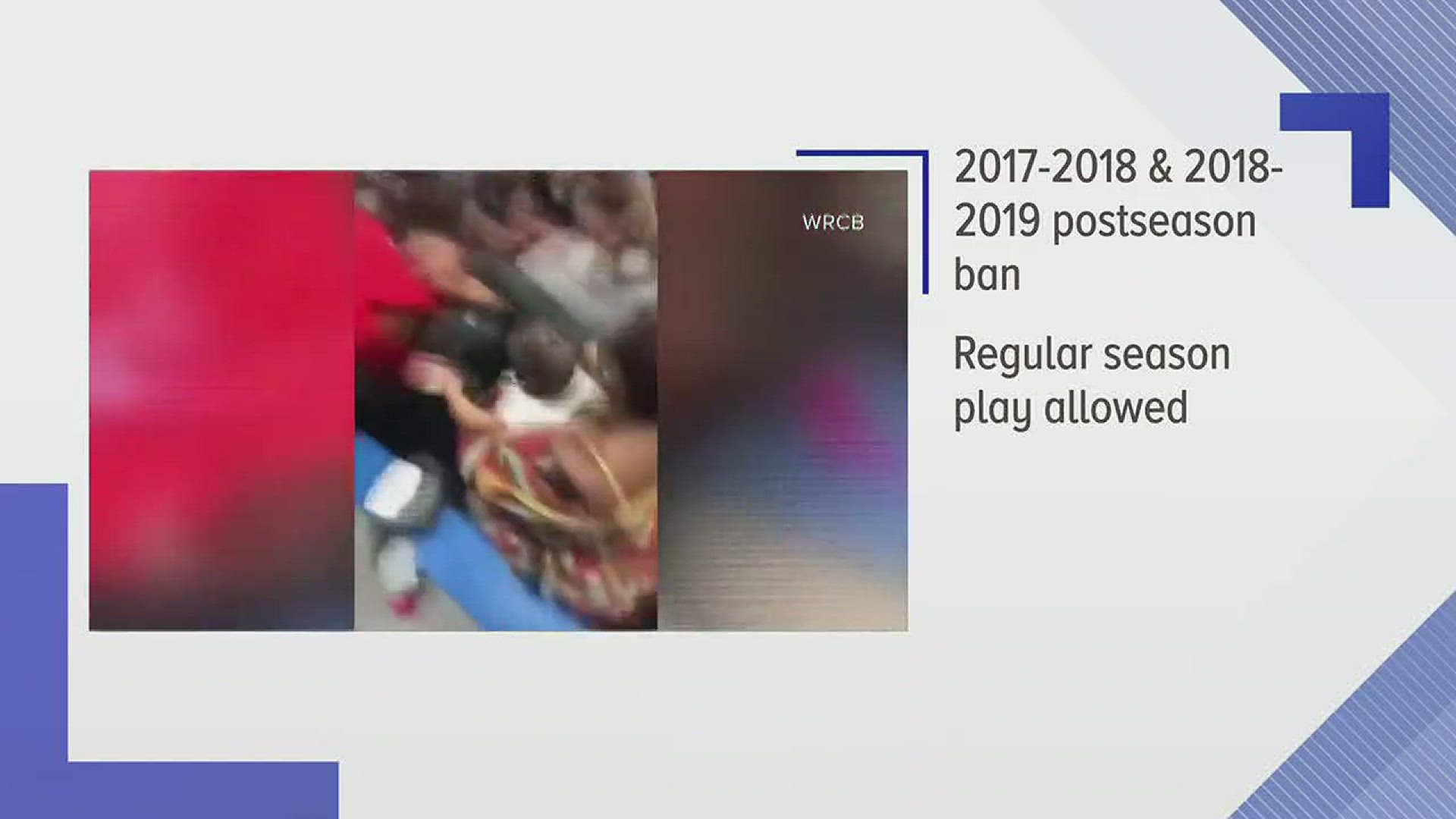 Feb. 2, 2018: The Austin-East high school basketball team has been banned from the post season for two years after a fight during one of the team's games.