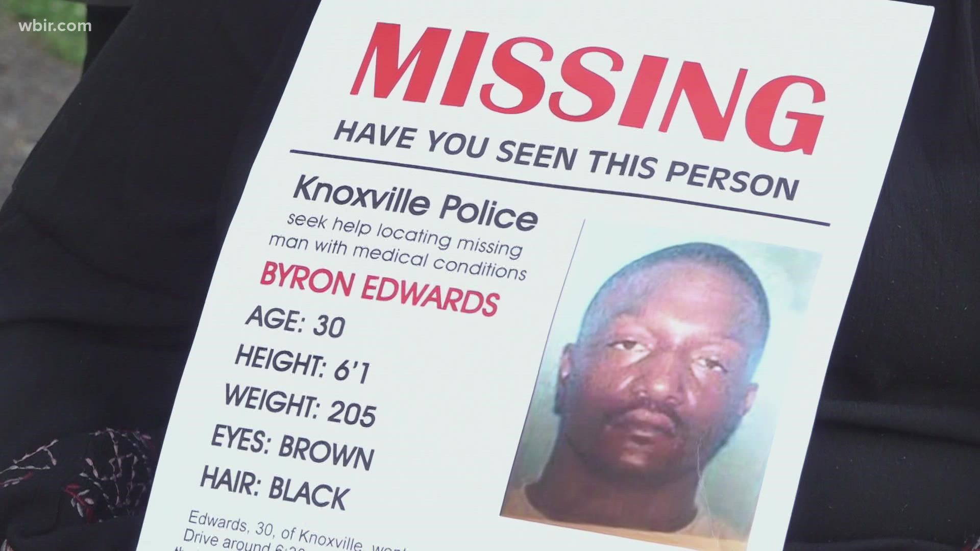 It has been one month since 30-year-old Byron Edwards disappeared in East Knoxville.