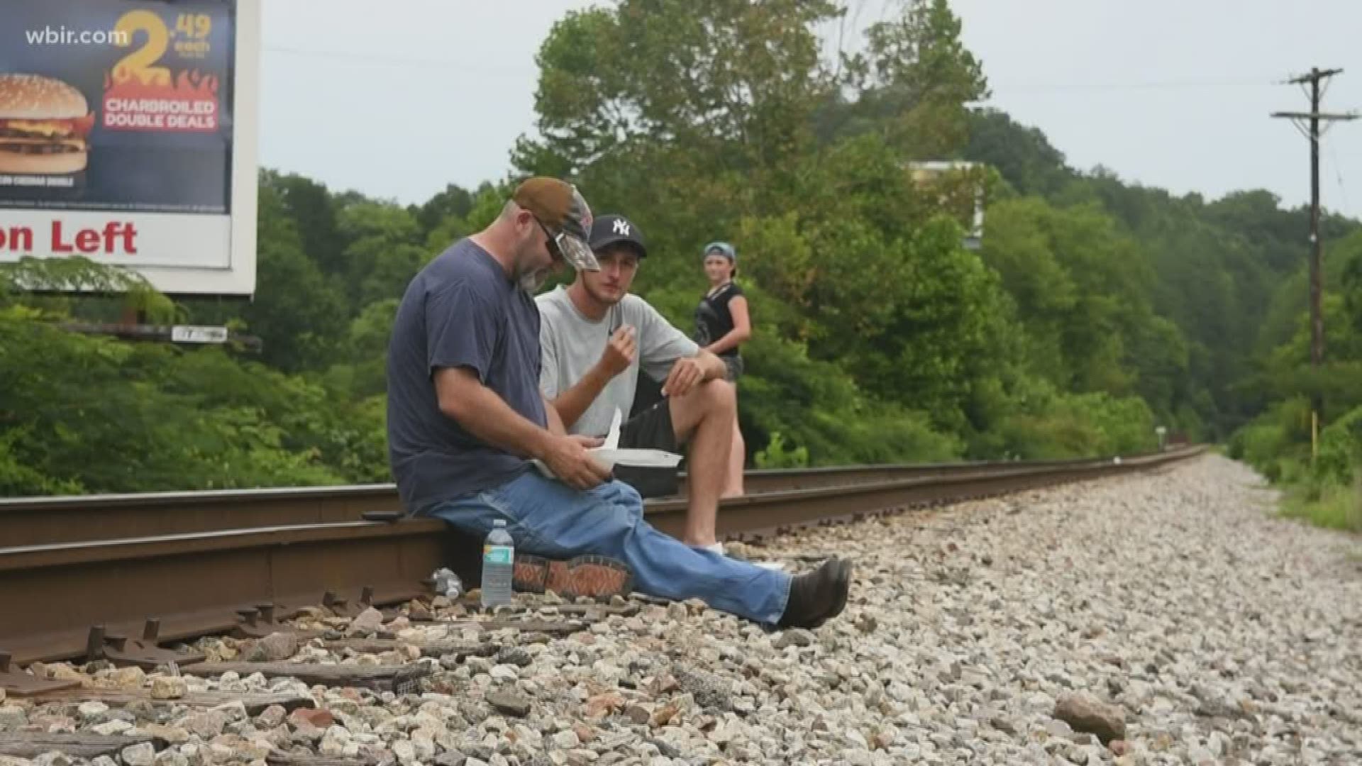 About 40 to 50 protesters are camping out on the tracks near Cumberland to block coal trains from passing. It comes after Blackjewel mining abruptly filed for bankruptcy July 1st.