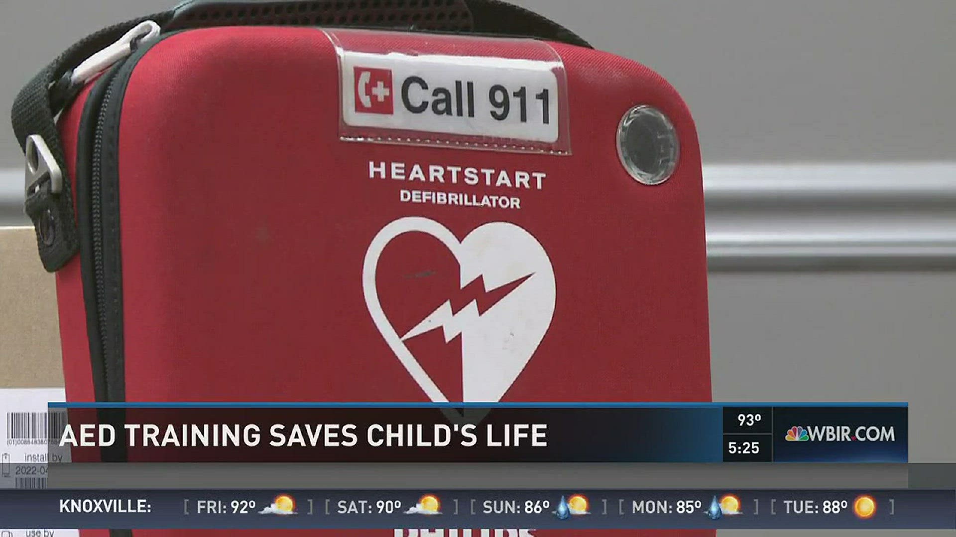 Sept. 15, 2016: Teachers at Holston Middle School used their training and an AED to save a child's life when he went into cardiac arrest during school.