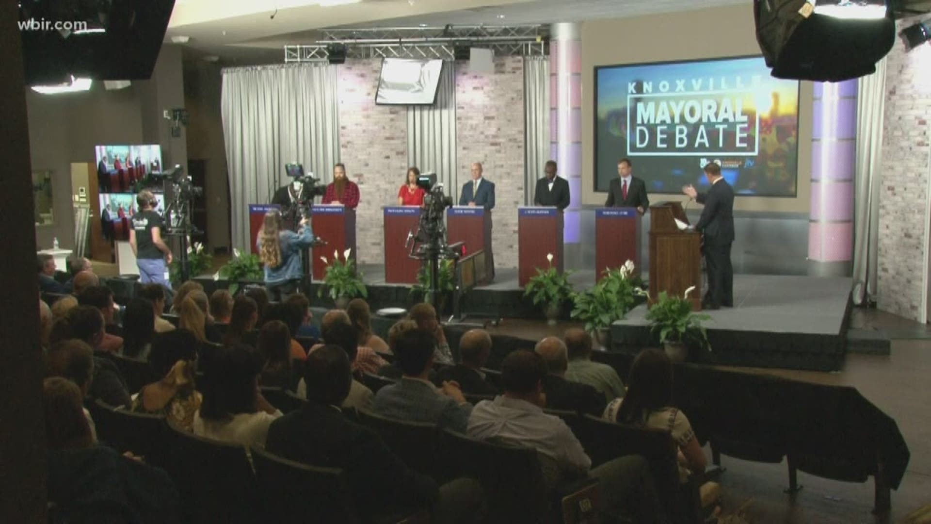 The six mayoral candidates compete as Knoxville prepares to elect a new mayor for the first time in eight years.