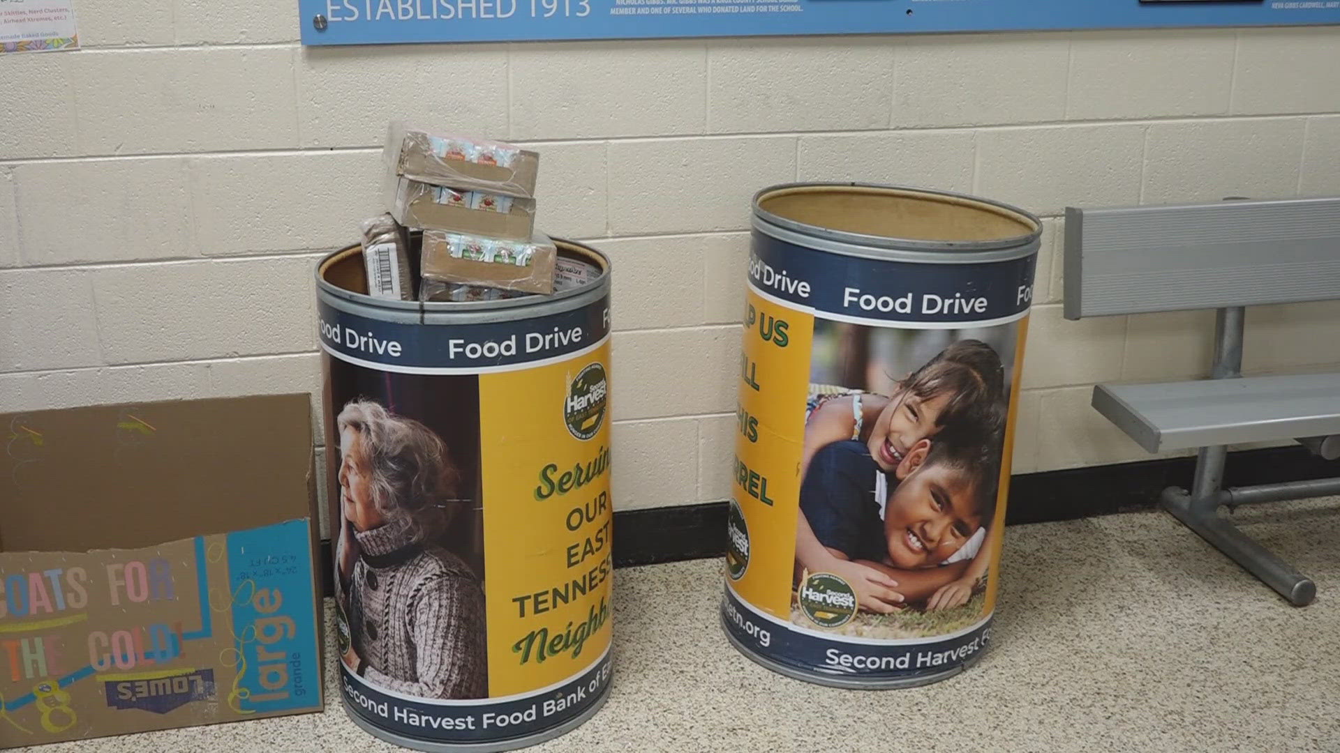 Through the Tackling Hunger campaign, people can donate to help make sure families have food across East Tennessee.