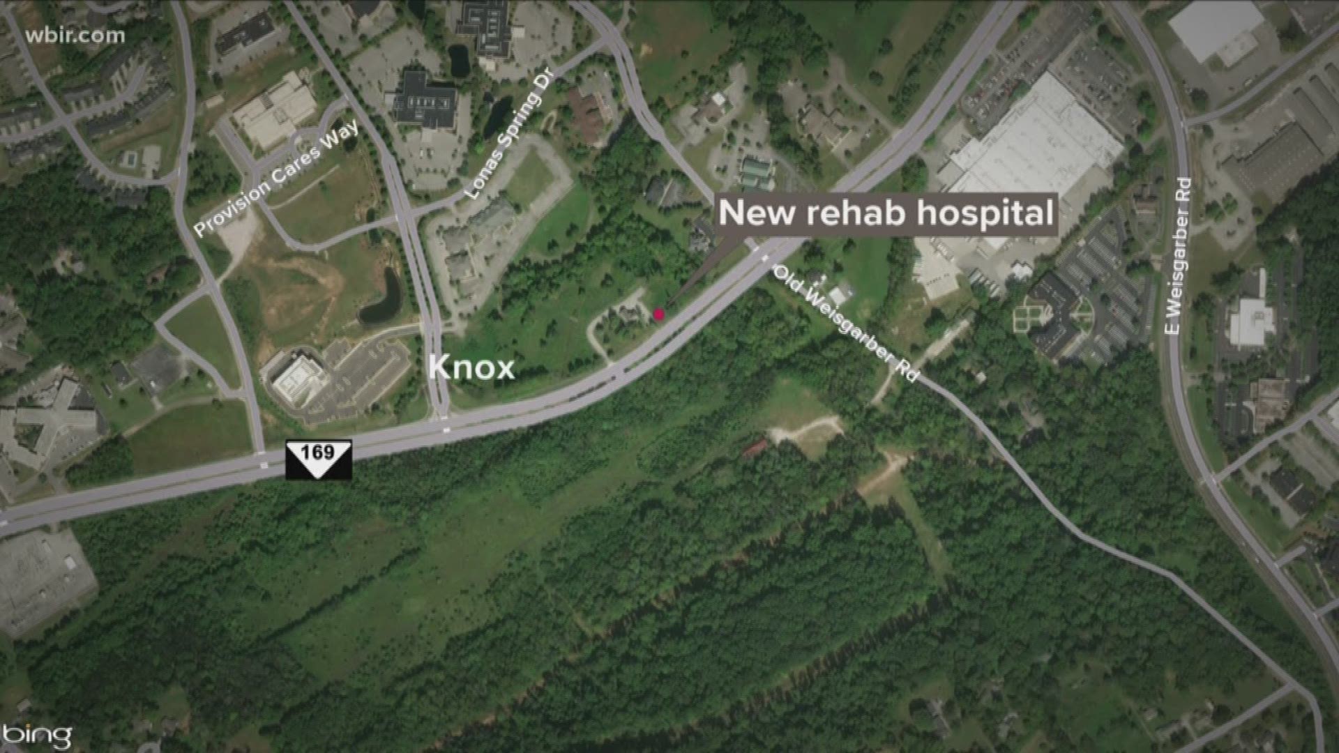 The 57-bed in-patient facility will be on tennova property near the corner of Middlebrook Pike and Old Weisgarber Road in West Knoxville.
