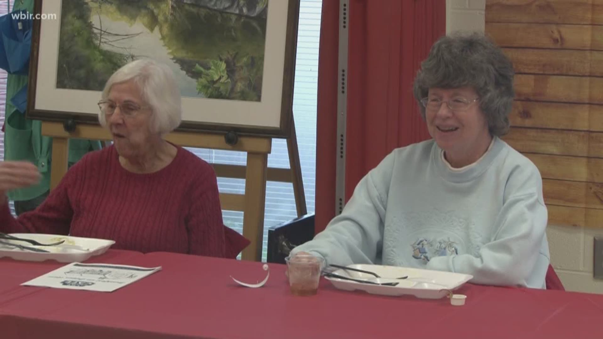 A walking club from the O'Connor Senior Center in North Knoxville celebrated a milestone today.