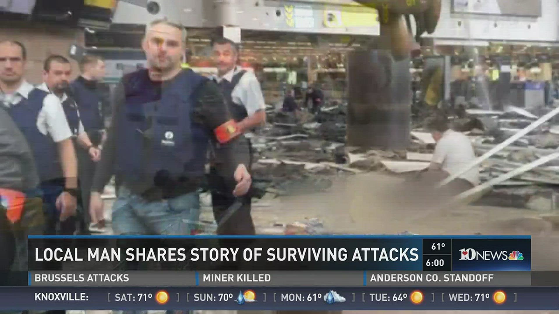 Rutledge man survives Brussels terrorist attack