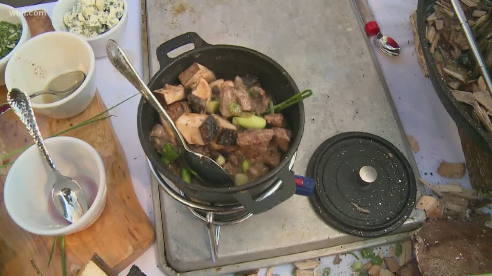 Chef Greg Eisele from U-T Culinary makes braised beef.