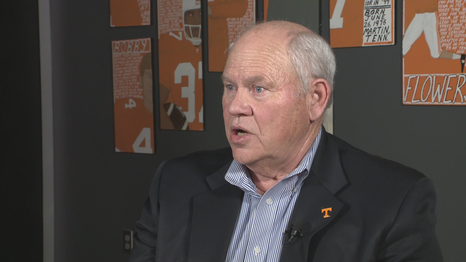 Tennessee AD Phillip Fulmer sits down with WBIR 10Sports anchor Patrick Murray to discuss his hiring of Jeremy Pruitt, his impressions of the new head football coach so far and what it was like for Fulmer to be back out making visits and helping with recr