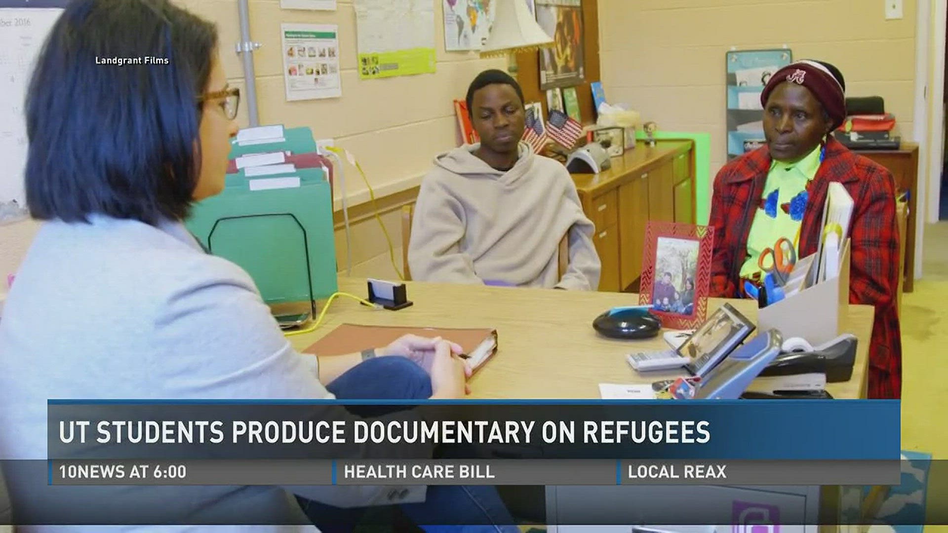 June 22, 2017: About 250 people fleeing persecution from around the world will resettle in East Tennessee this year. A team of UT journalism students and their professor are telling those refugees' stories in a new documentary.