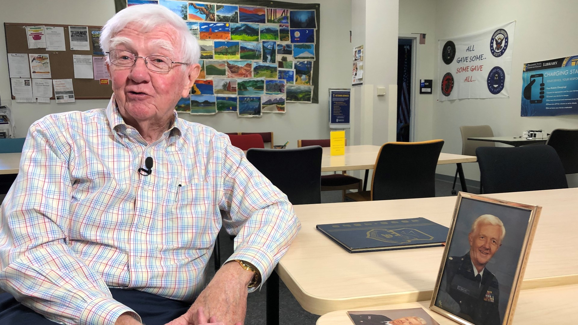 A veteran of military is also a veteran of the classroom.  And though he retired long ago from the Air Force, he is a regular on one East Tennessee campus.