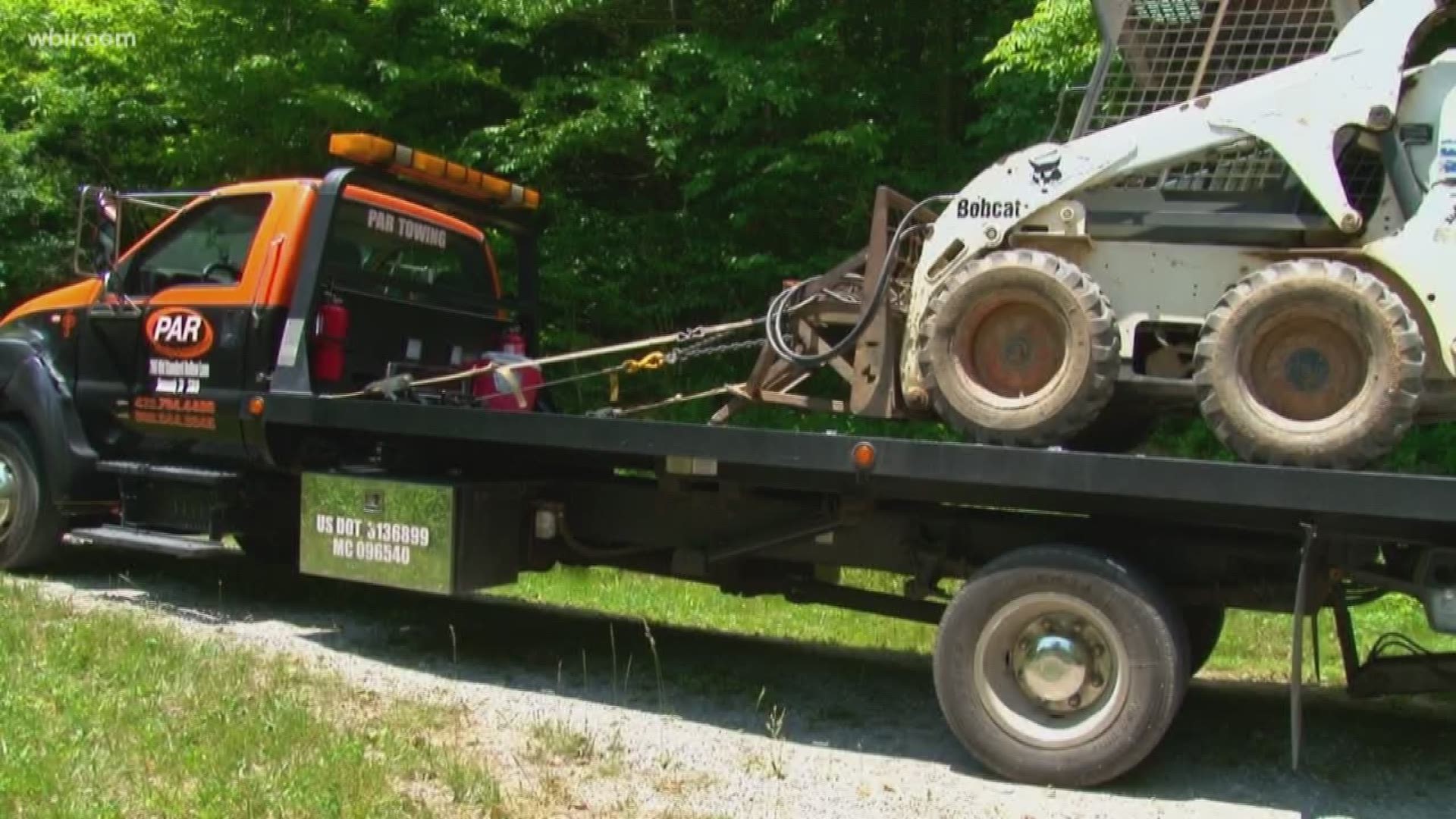 Three people are dead and a child is hurt after their ATV crashed 100 feet down an embankment. The sheriff's office says it happened about six miles down a trail off Stoney Fork Road near Caryville on Sunday.