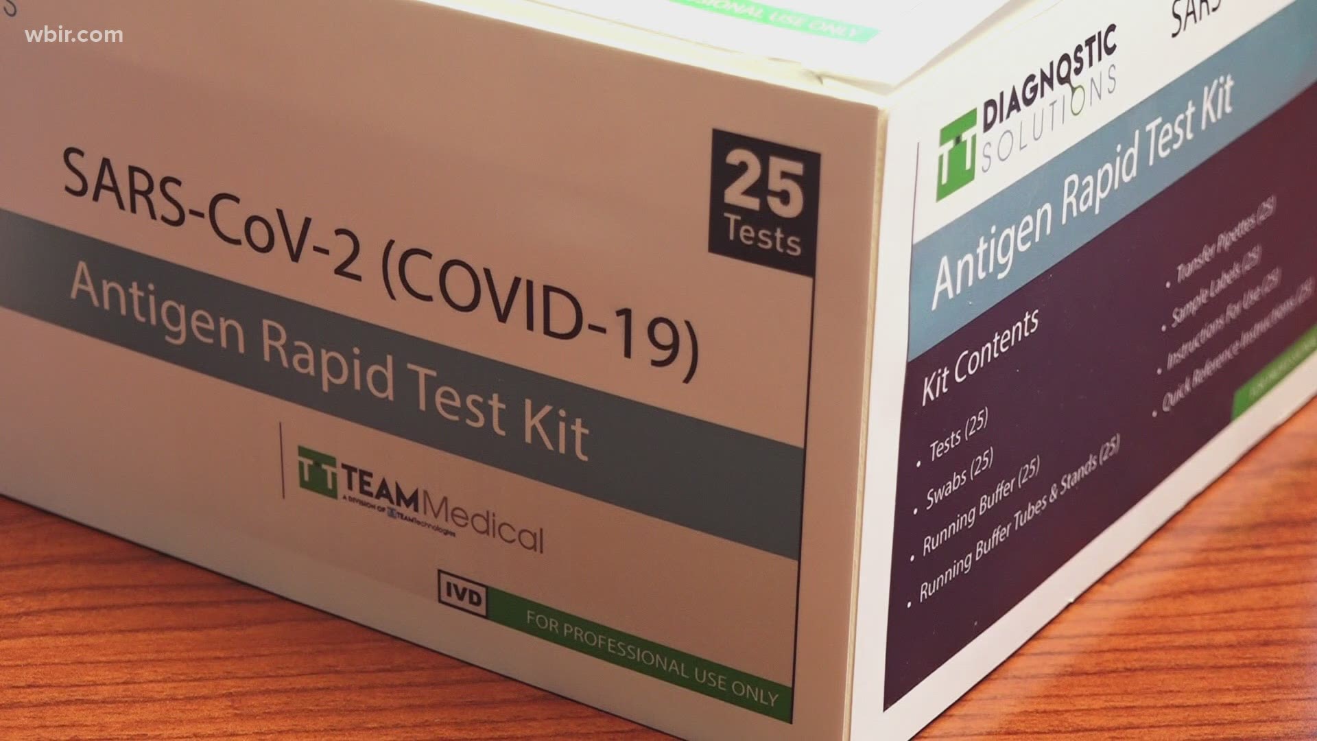 A Morristown company known for making toothbrushes is now making rapid COVID-19 tests.
