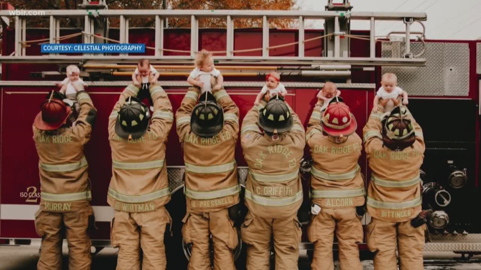 The Oak Ridge Fire Department has 6 new members! Newborns born to parents who work for the department. Dec. 14, 2018-4pm