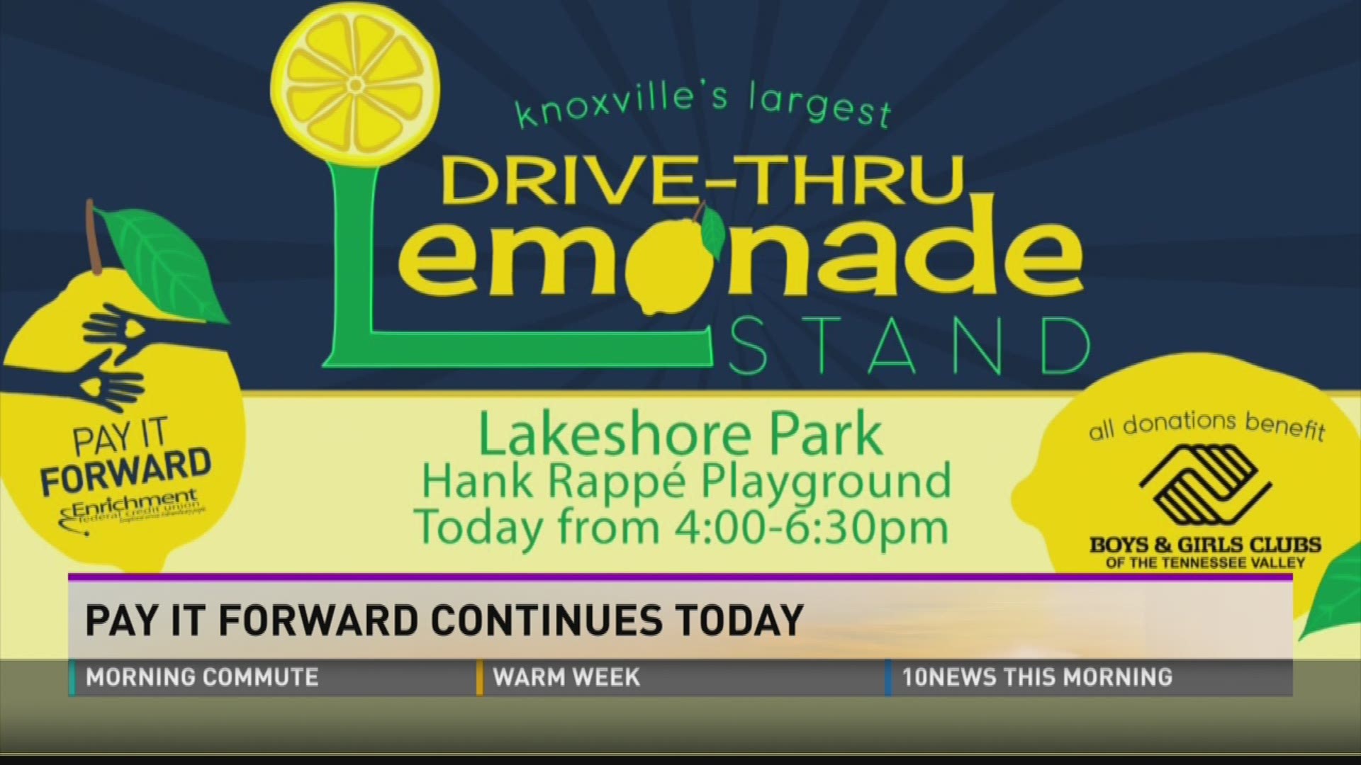 Pay It Forward Knoxville's largest drivethru lemonade stand
