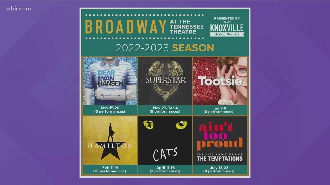 Broadway at the Tennessee season