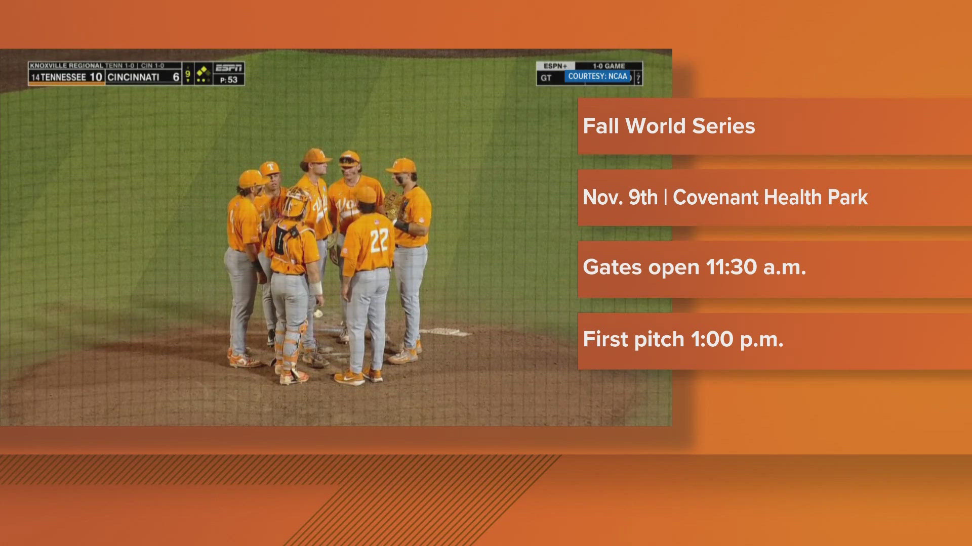 UT baseball team's annual 'Orange & White Game' will be held at