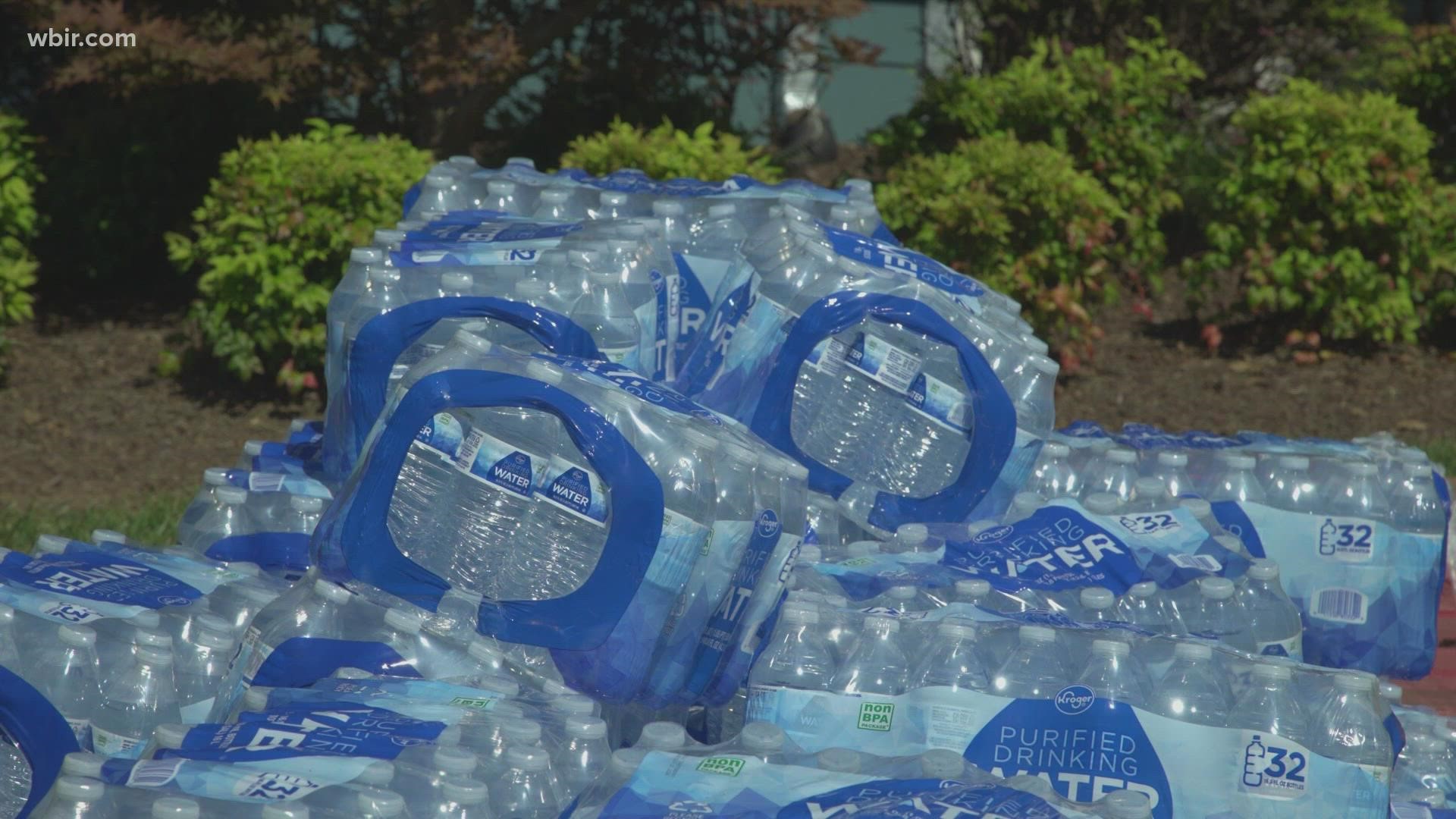 The Knoxville apartment complex hasn't had running water since Saturday.