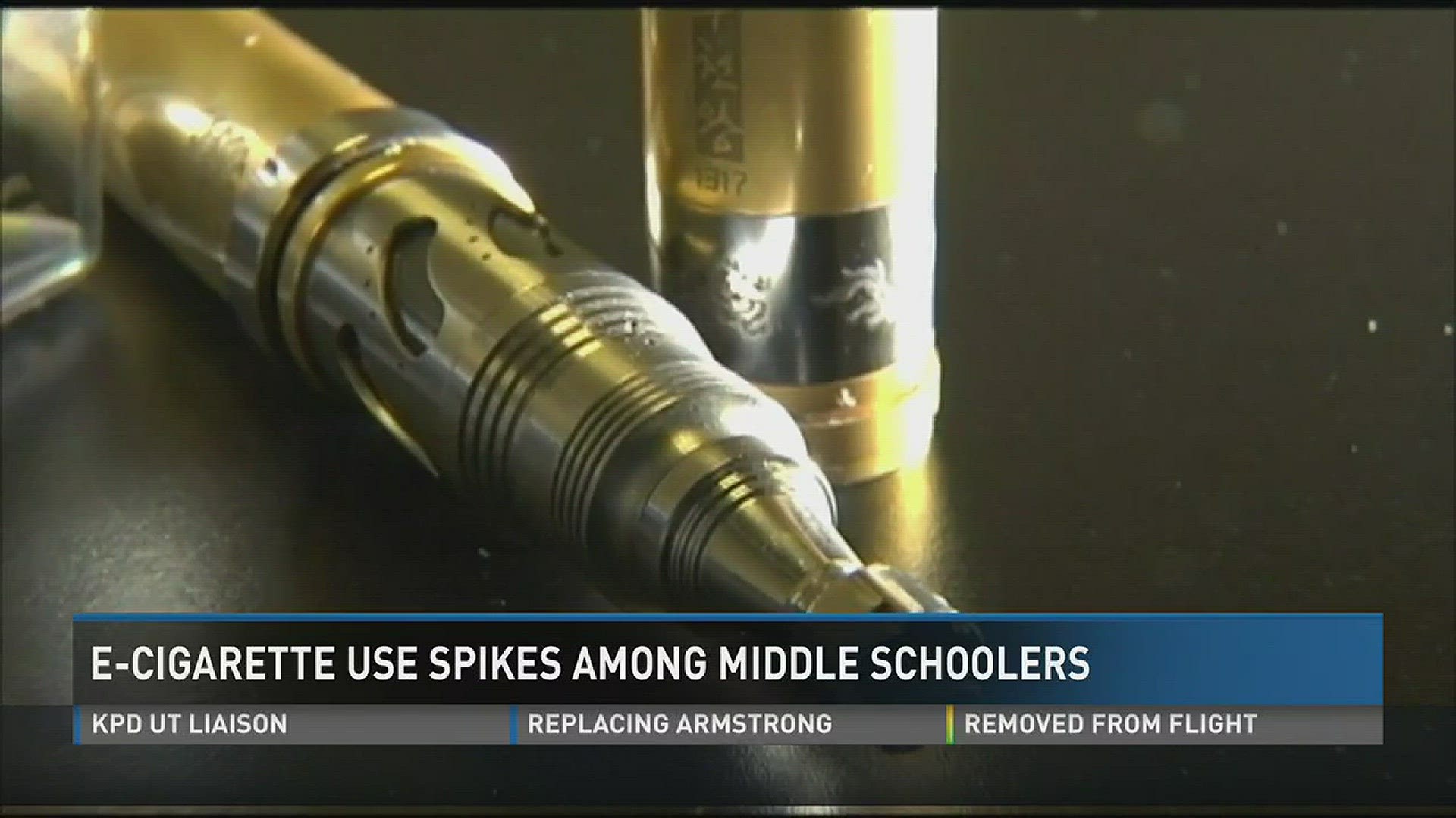 A CDC study shows that E-cigarette use is increasing among middle and high schoolers.