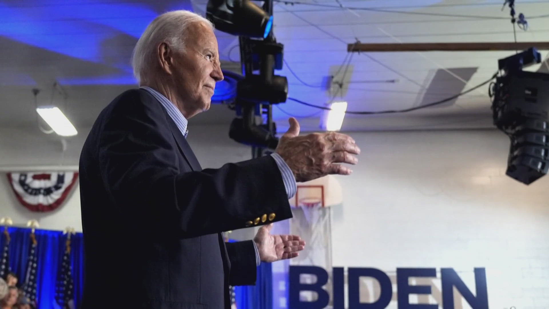 The announcement comes after some Democratic leaders had called for President Biden to drop out of the presidential race following a debate against Donald Trump.