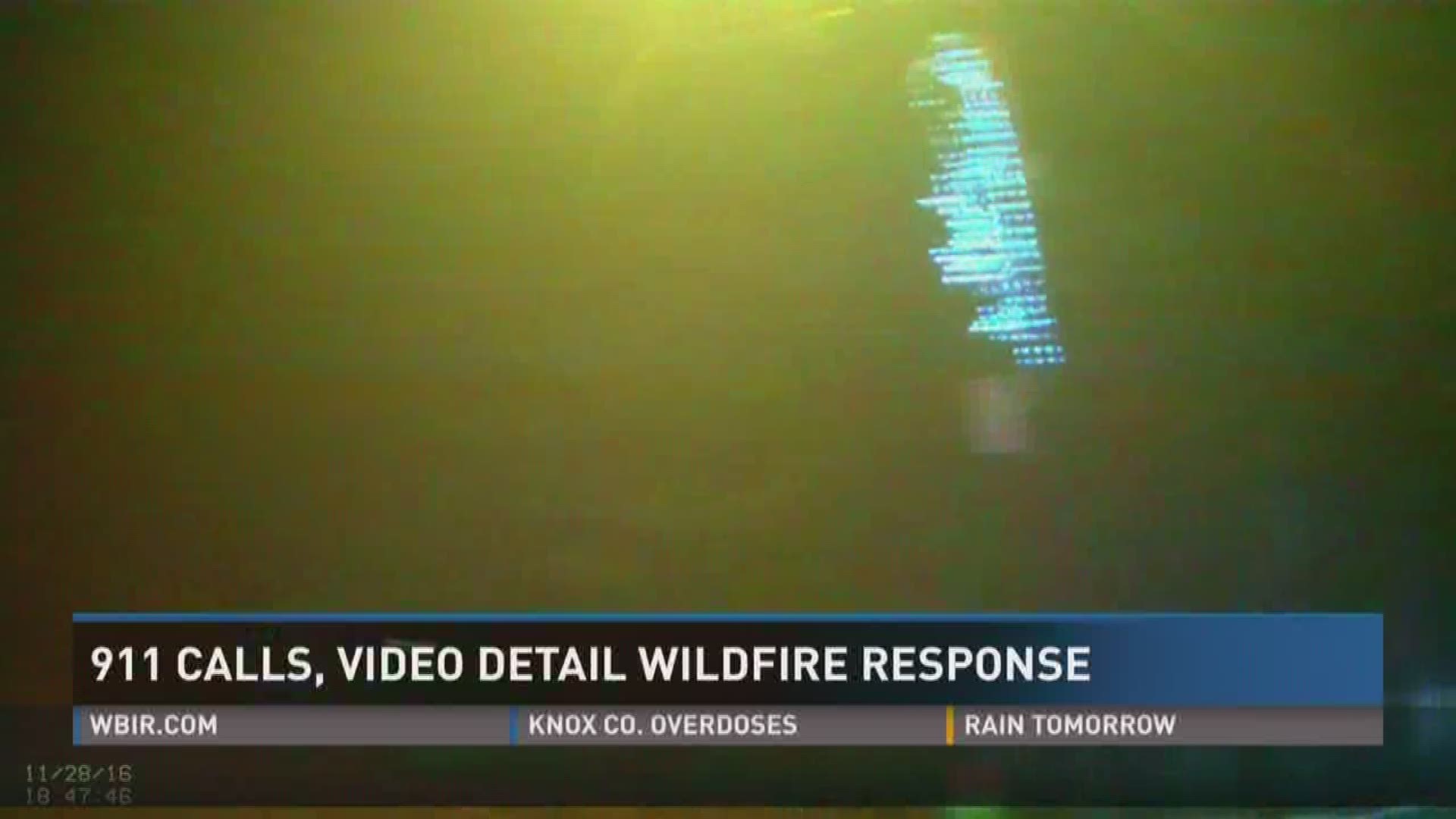 10News receives hundreds of records of the Sevier Co. wildfires.