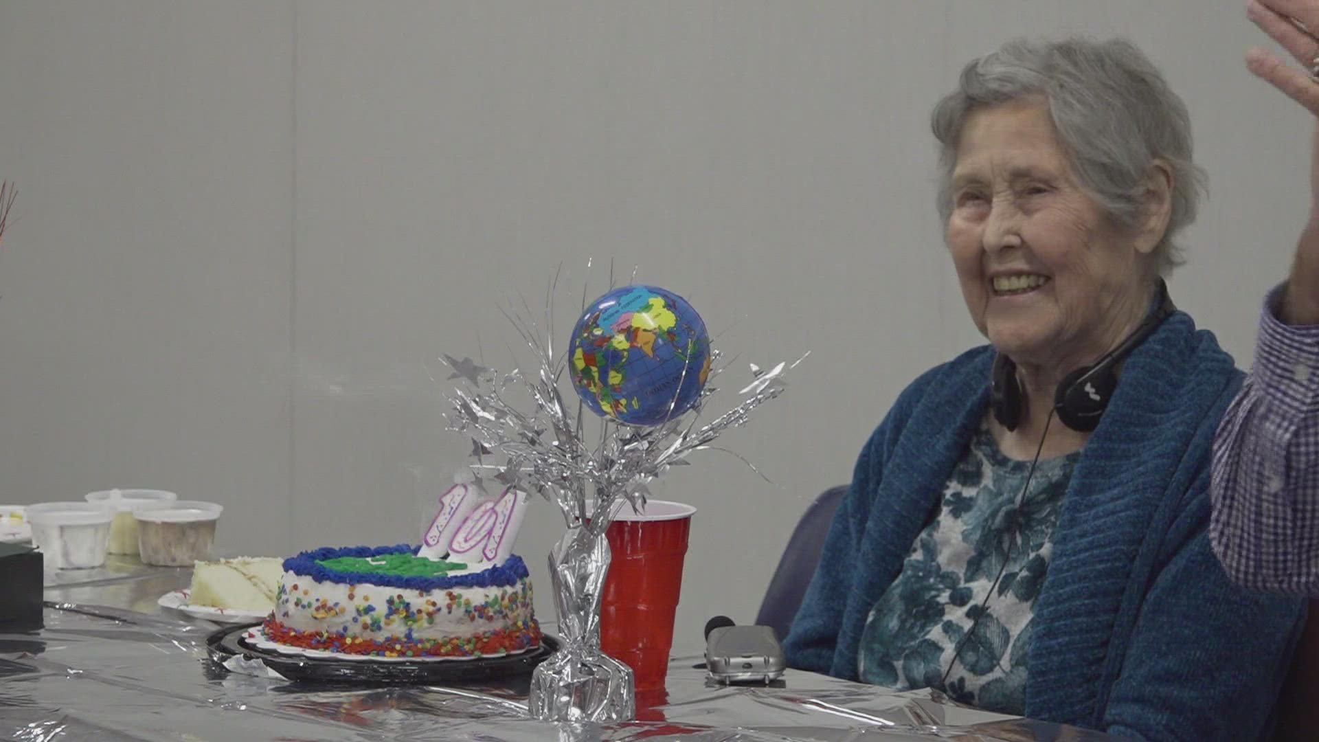 Happy Birthday! Opal Talbott started working in Oak Ridge in 1943 and worked there until the end of World War II.