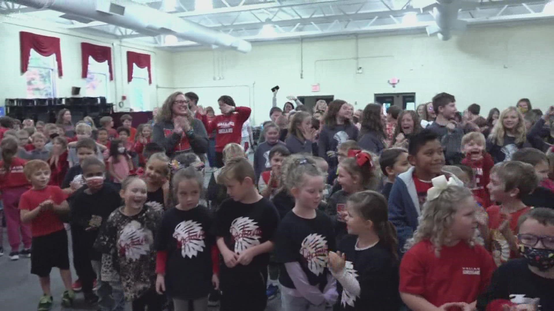 10News morning reporter hung out with Walland Elementary all morning!
