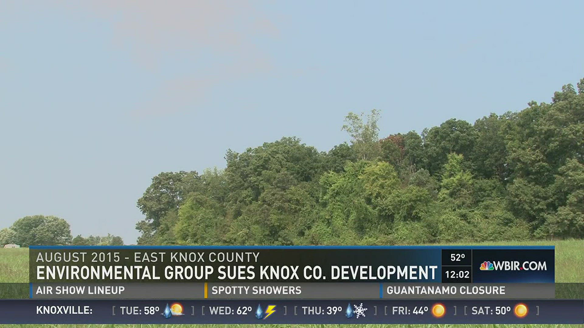 A local activist group filed a lawsuit to stop the proposed Midway Business Park.