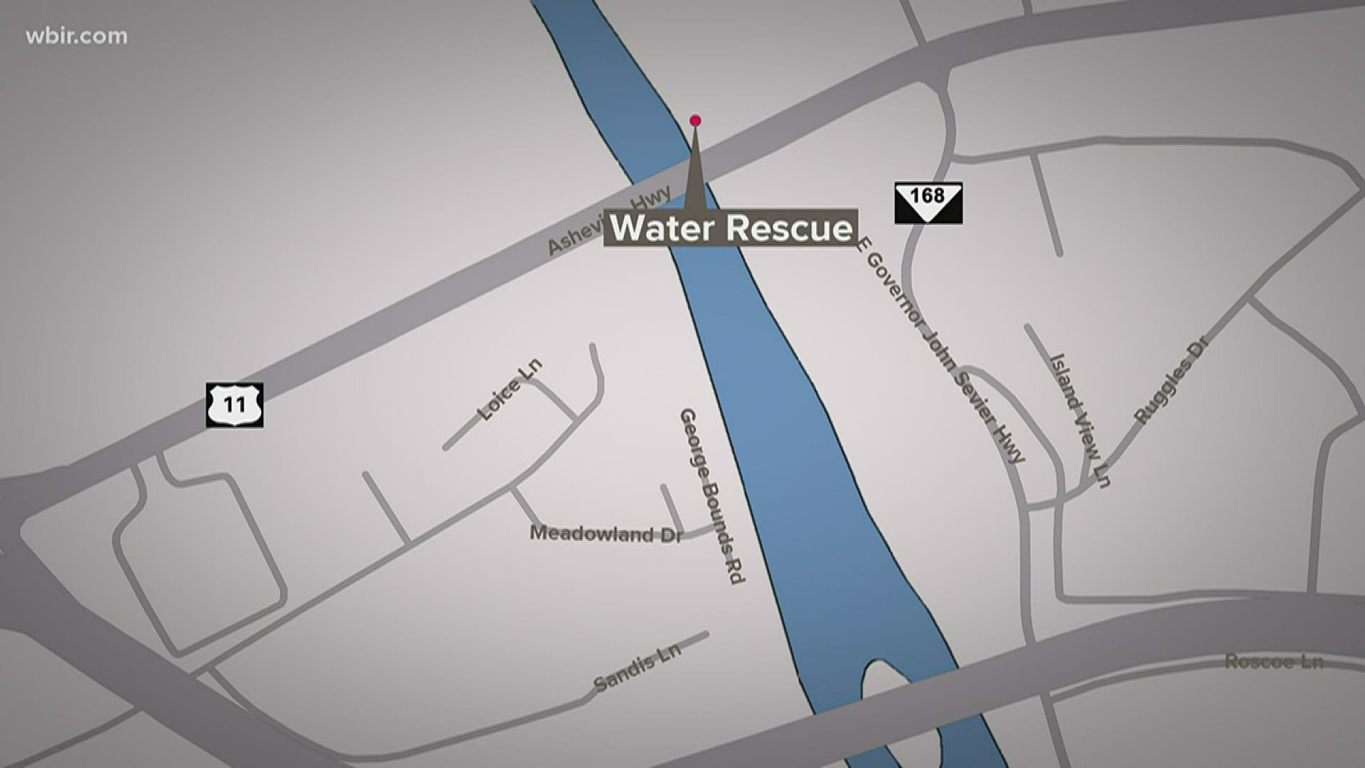Dispatchers received a call from a woman saying she was intoxicated and hanging off her jet ski in the Holston River.