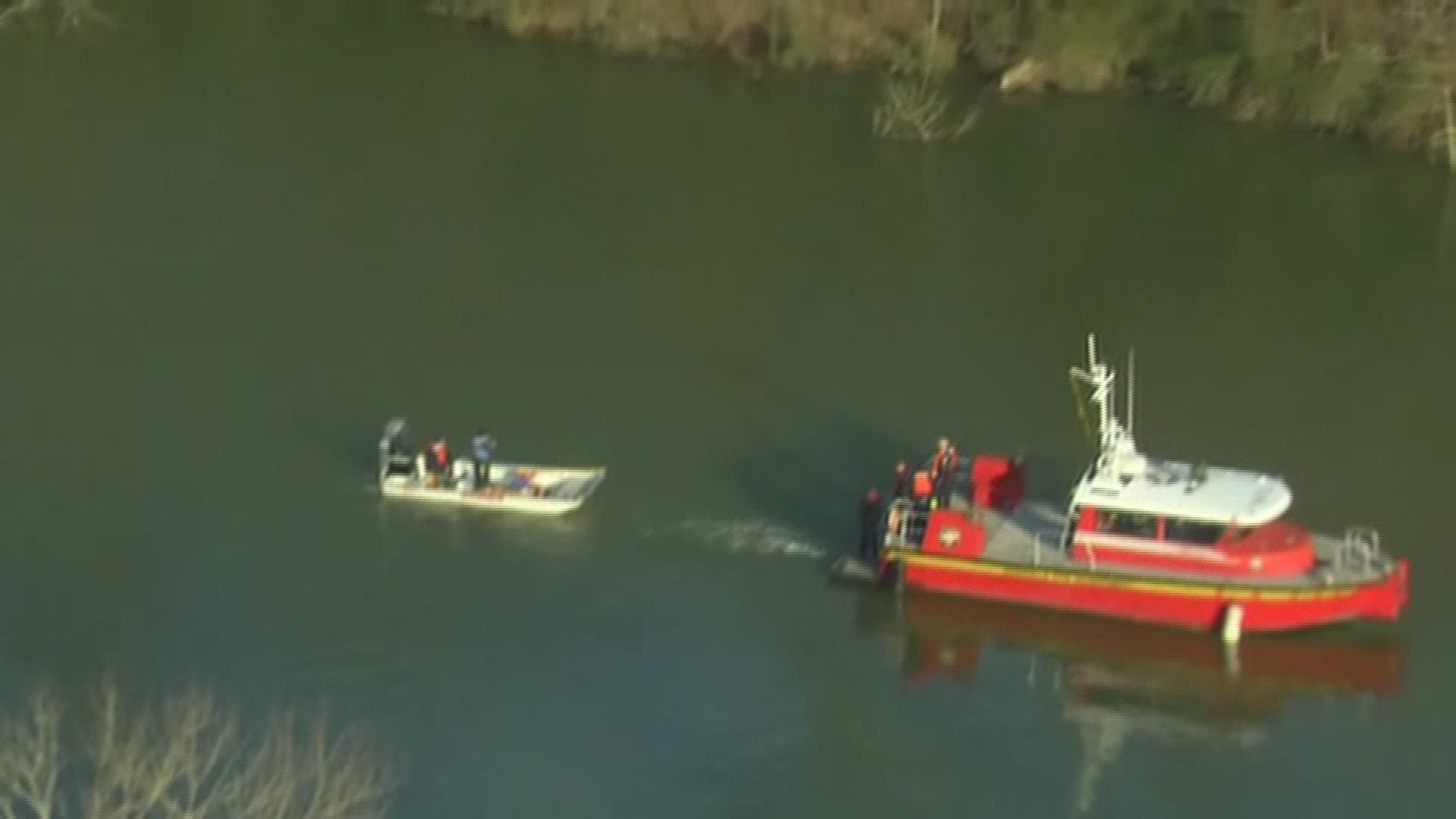 The body of a Nashville Police officers was recovered from the Cumberland River. Feb. 2, 2017. (WSMV)