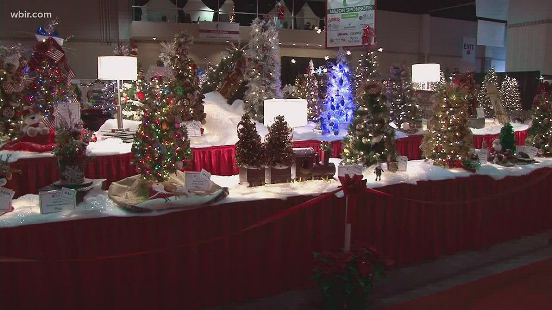 Nov. 21, 2017: Designers are decking the halls for this year's Fantasy of Trees, putting the finishing touches on their decorations.