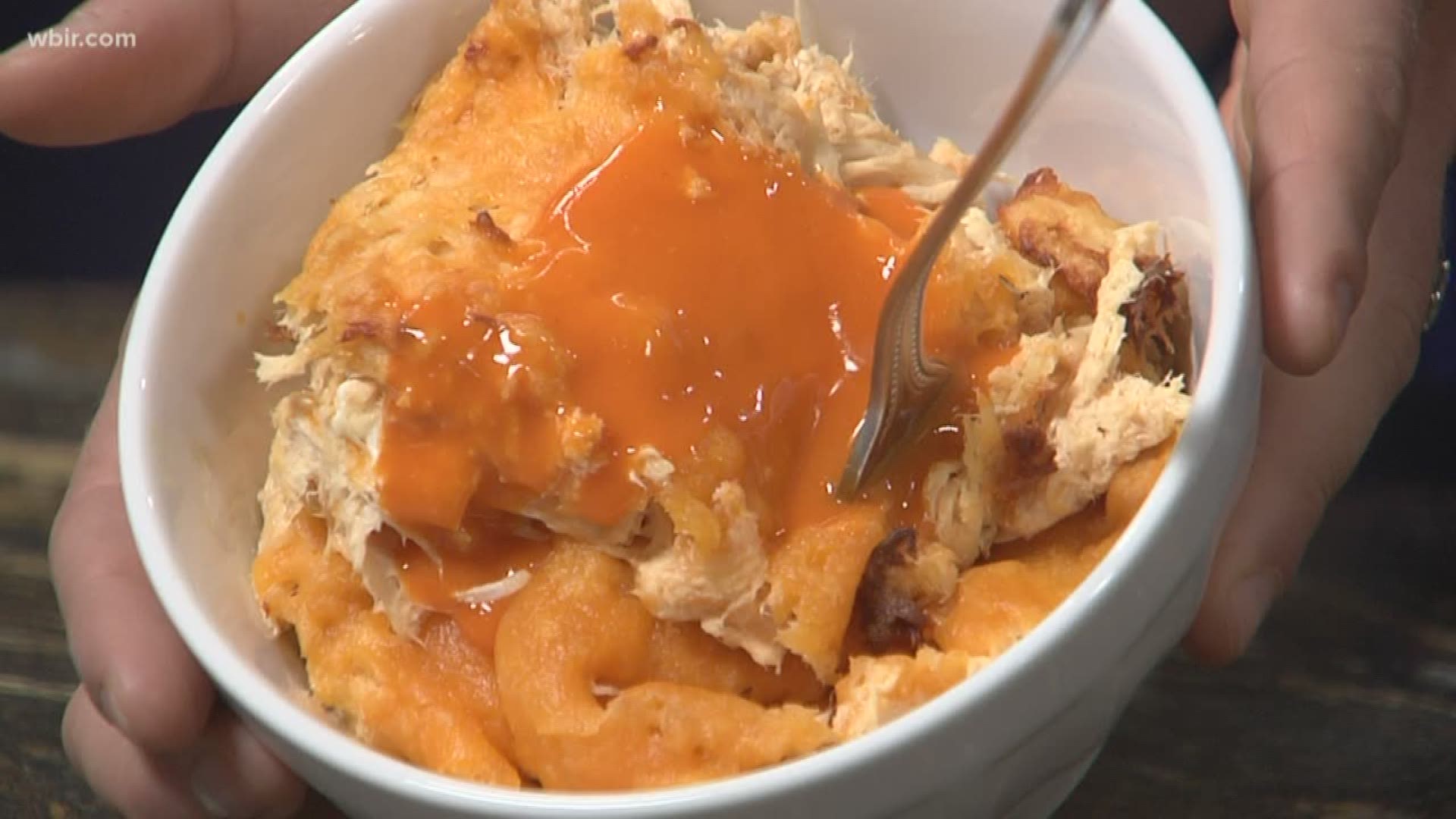 Melissa Graves from Donna's Old Town Cafe is here to make buffalo chicken casserole, and it's one of her new favorite go-to quick meals.