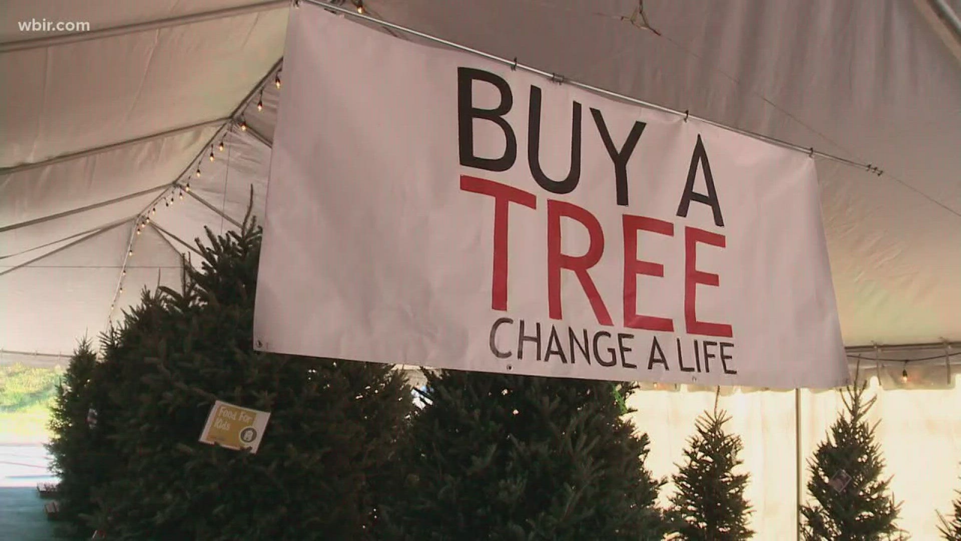Nov. 22, 2017: Freedom House church is selling Christmas trees to raise money for Second Harvest Food Bank of East Tennessee.