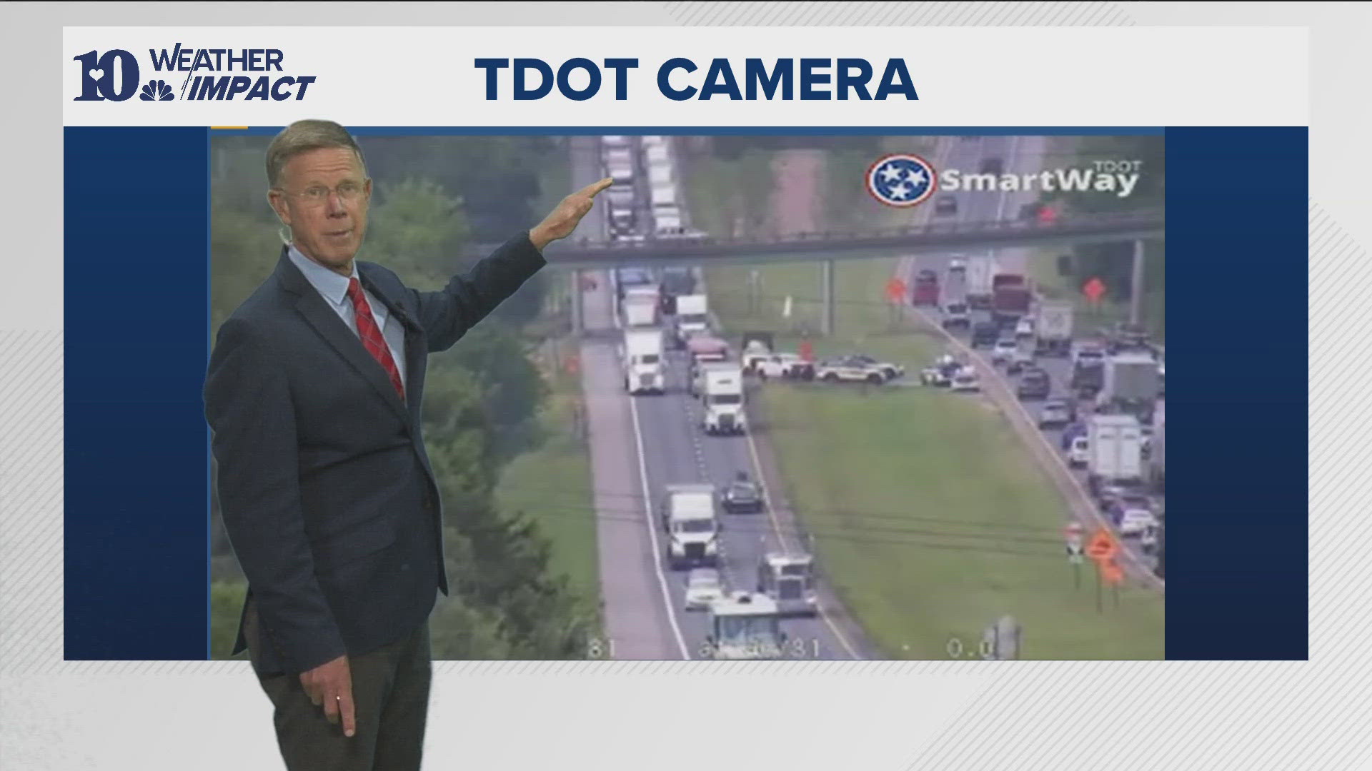 The interstate reopened around 4:30 p.m. Tuesday. The conditions of the patients are unknown.
