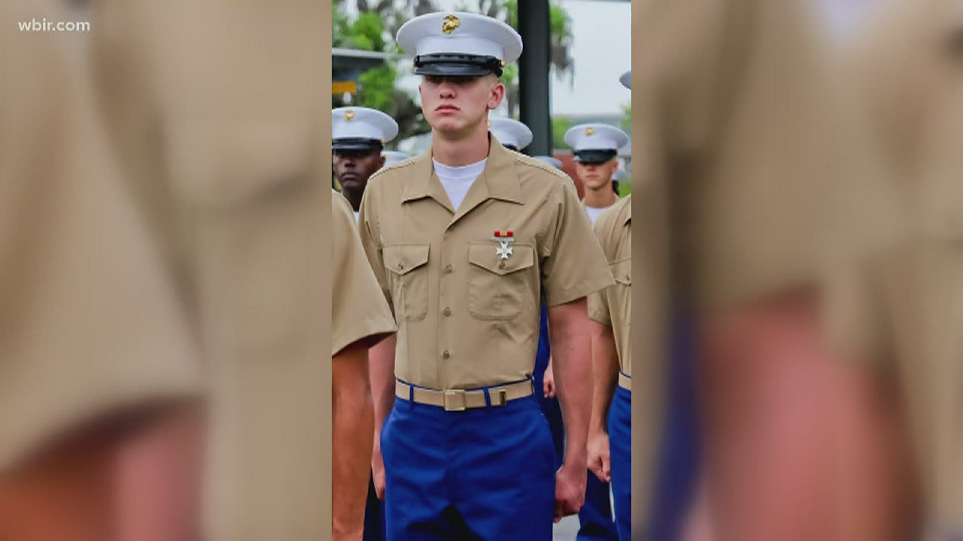 Spencer Mann recently graduated from Marine boot camp. Because of the coronavirus, his family could not attend. He's going straight to combat training.