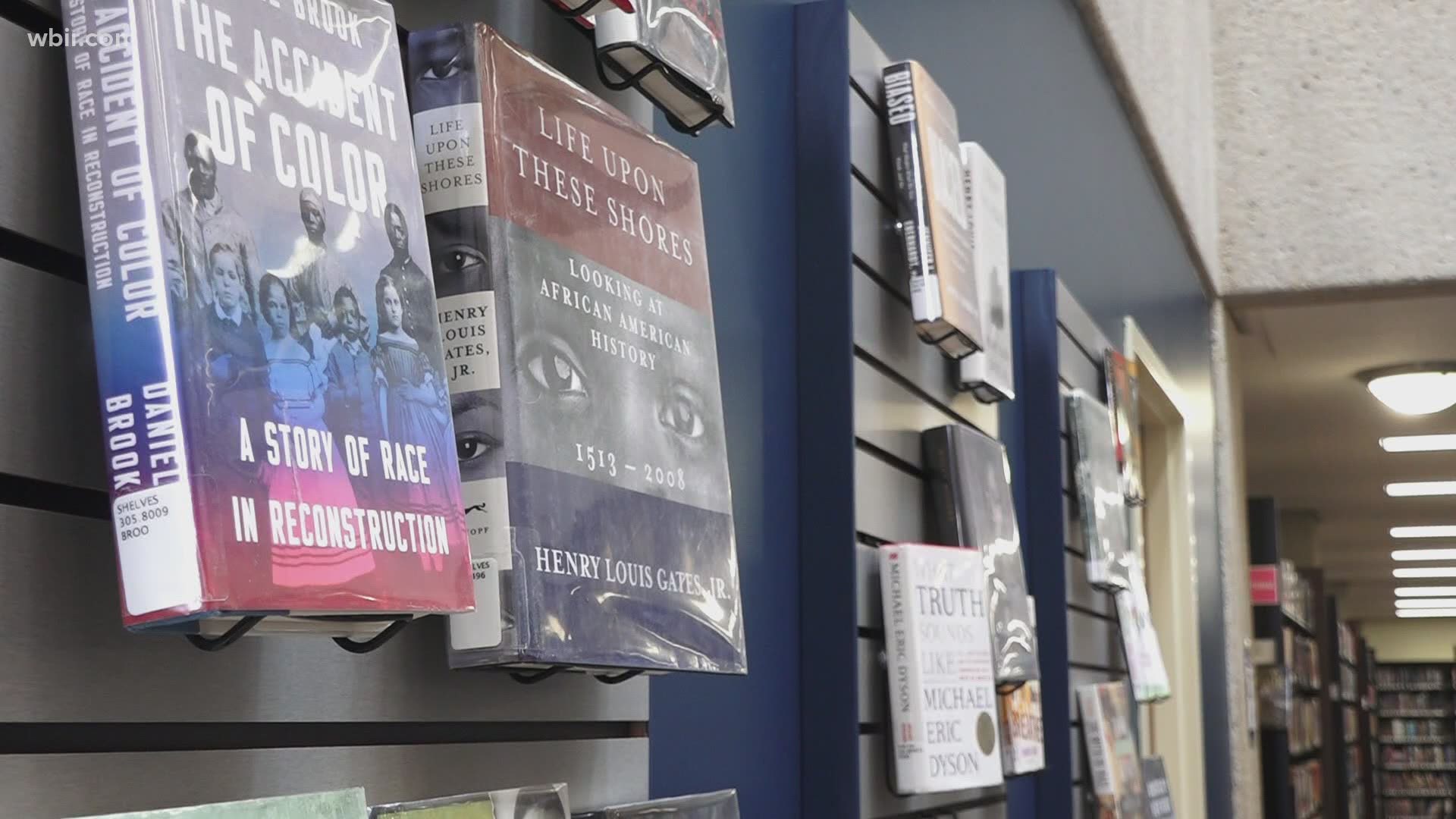 Local readers are seeking out books in the Knox County public library system to learn more about racism and its history in America.